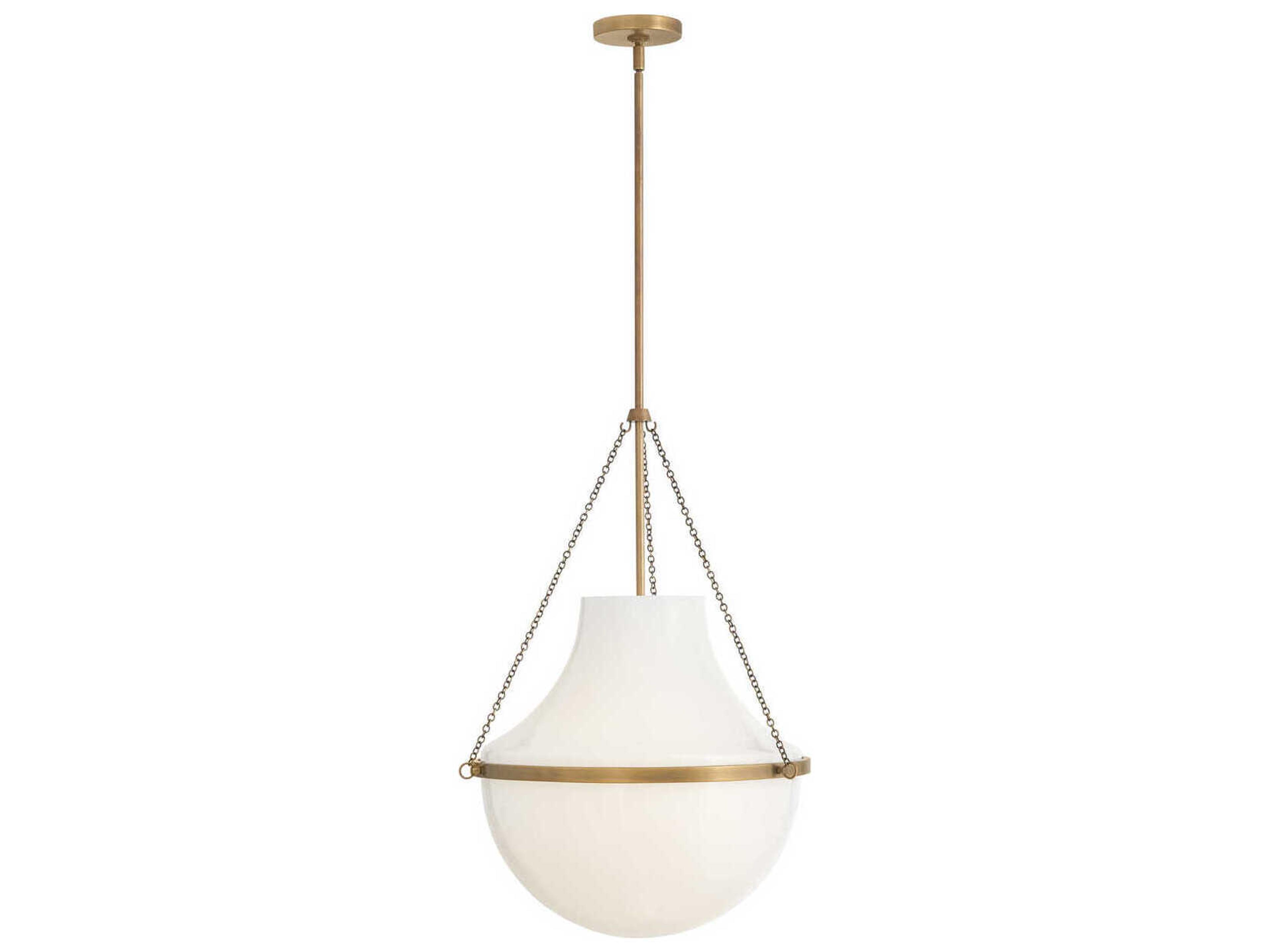 Hinkley Collins 1-Light Heritage Brass Pendant