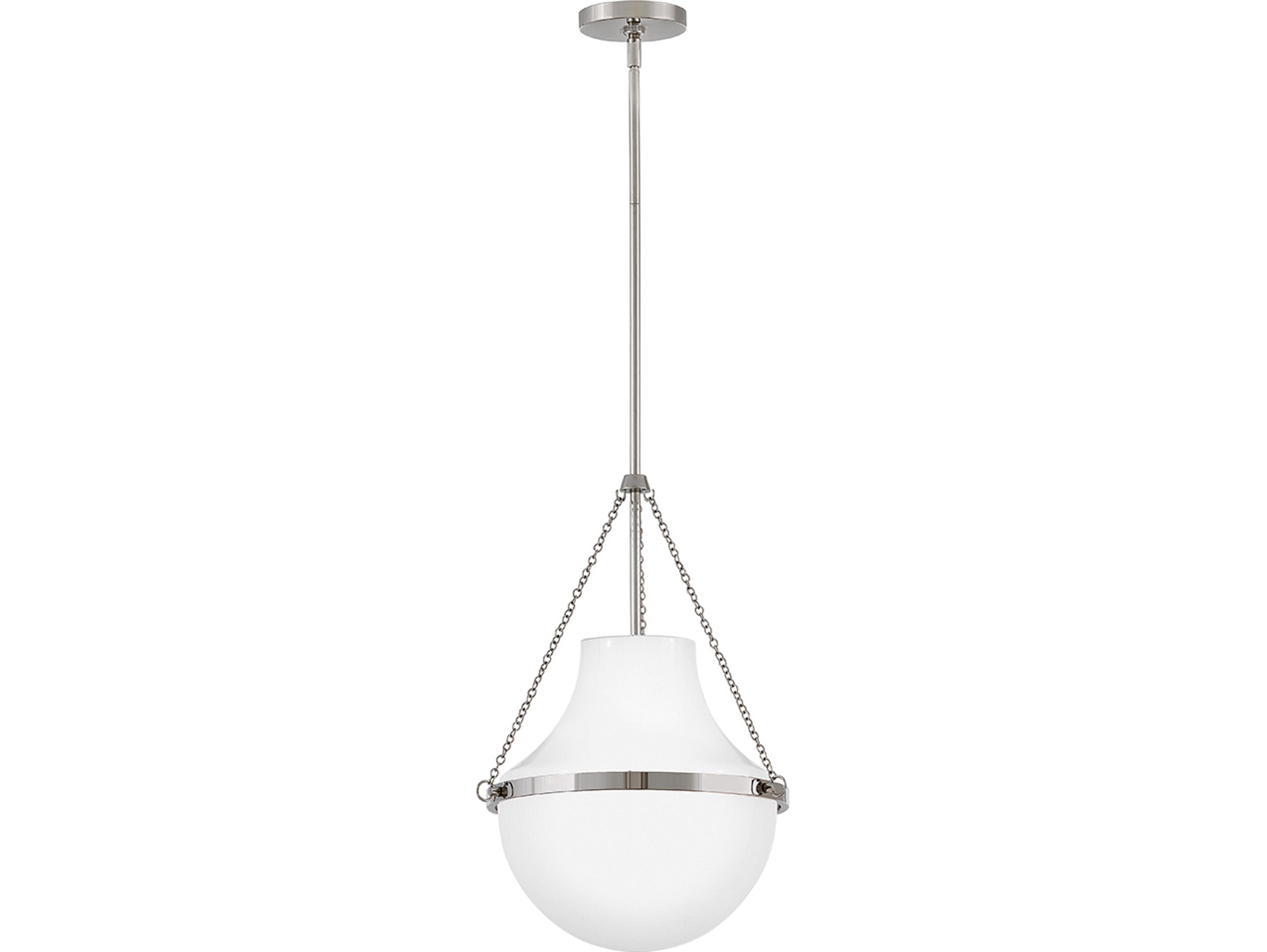 Hinkley Collins 1-Light Polished Nickel Pendant