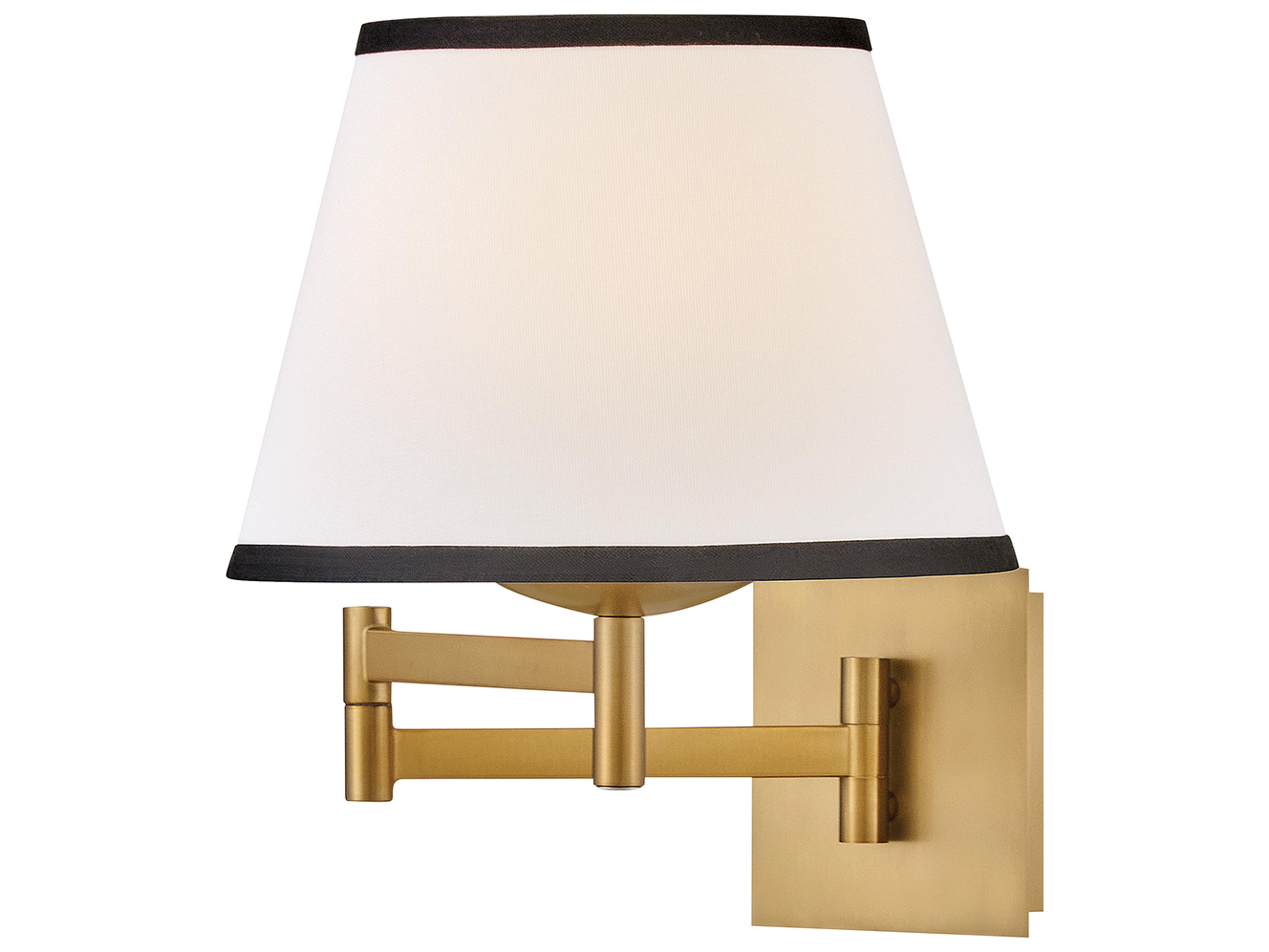 Hinkley Sonia 1-Light Lacquered Brass Swing Wall Sconce