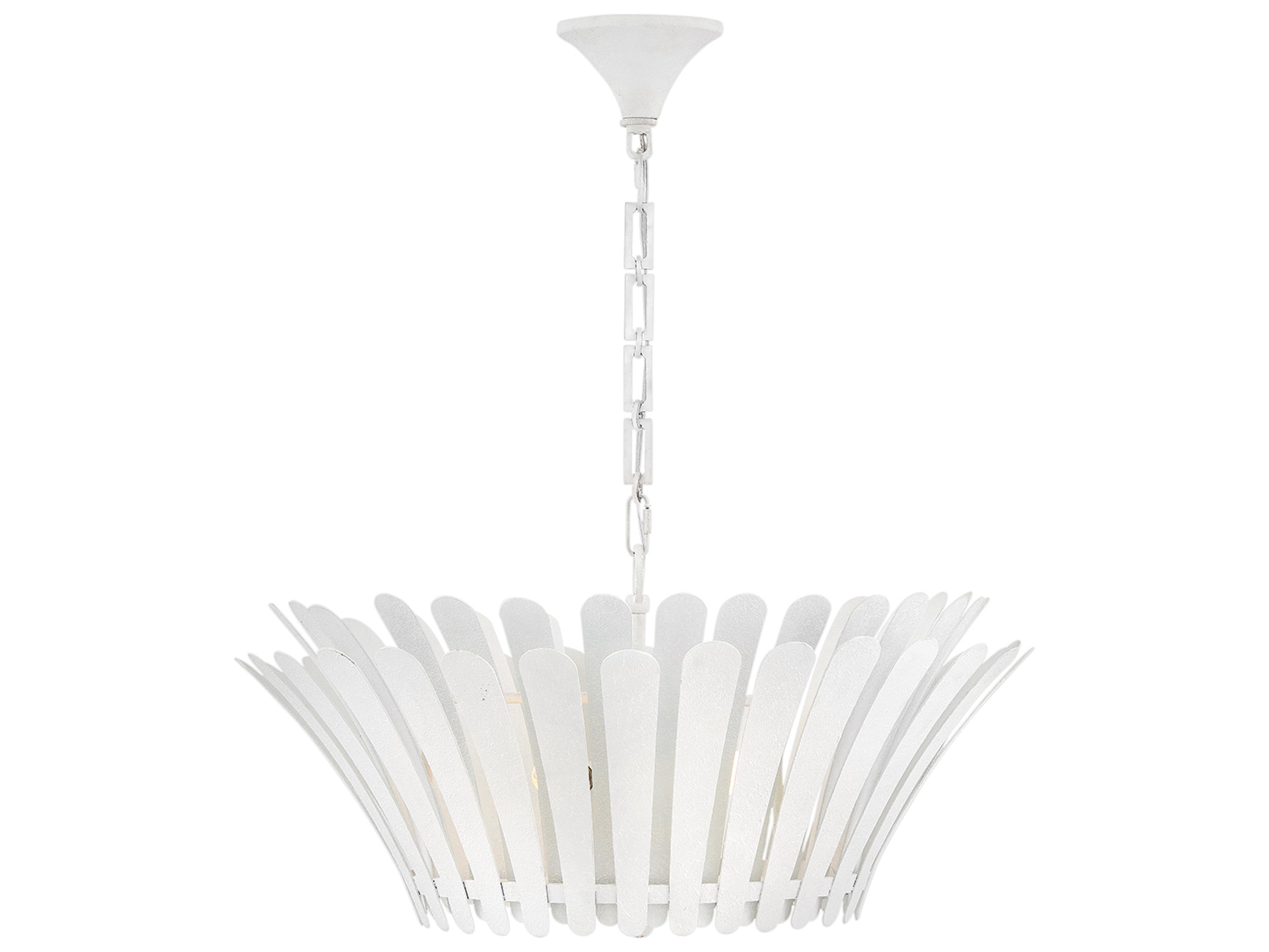 Hinkley Reina 3-Light Textured Plaster White Chandelier