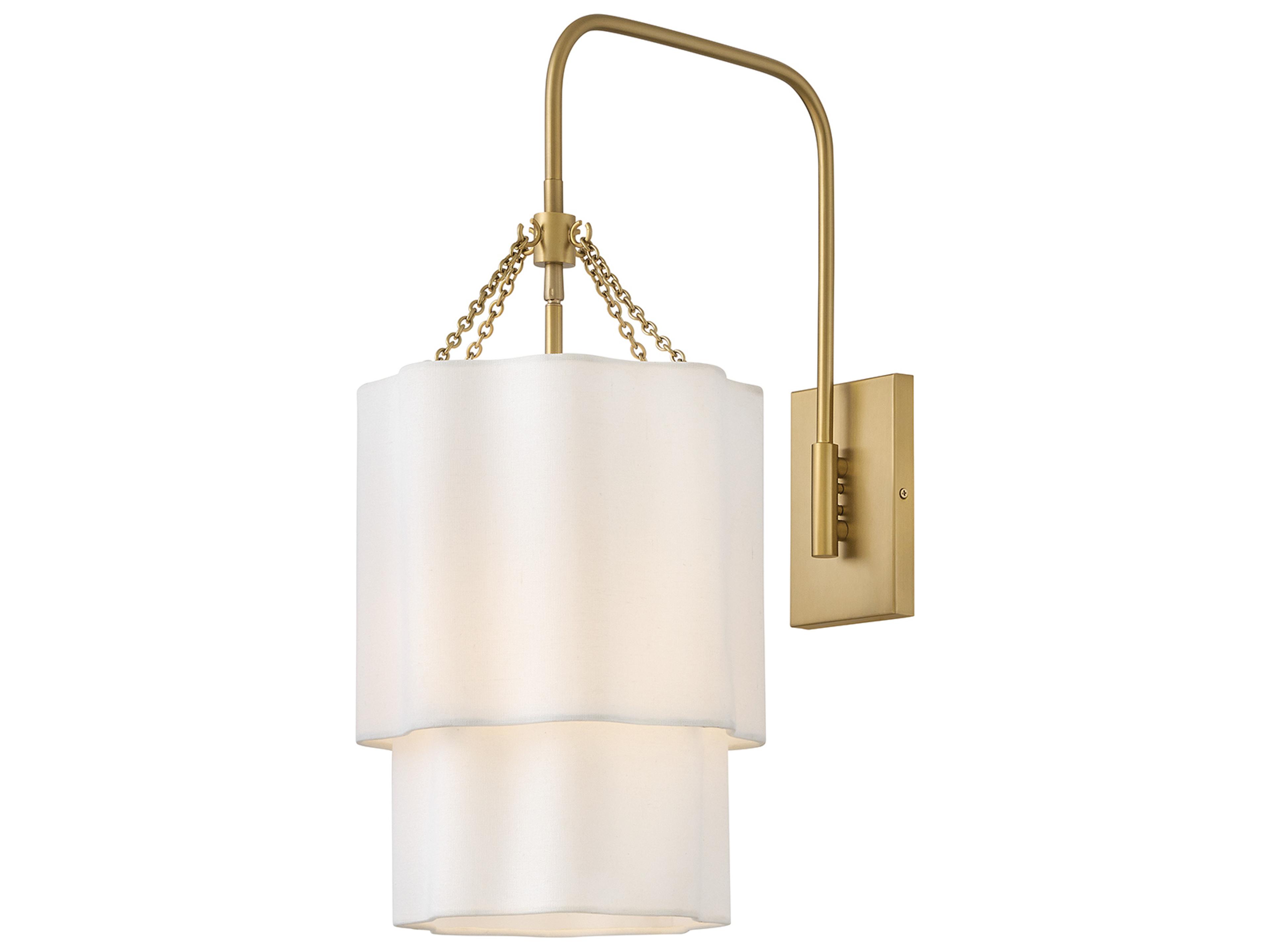 Hinkley Gwen 1-Light Lacquered Brass Wall Sconce