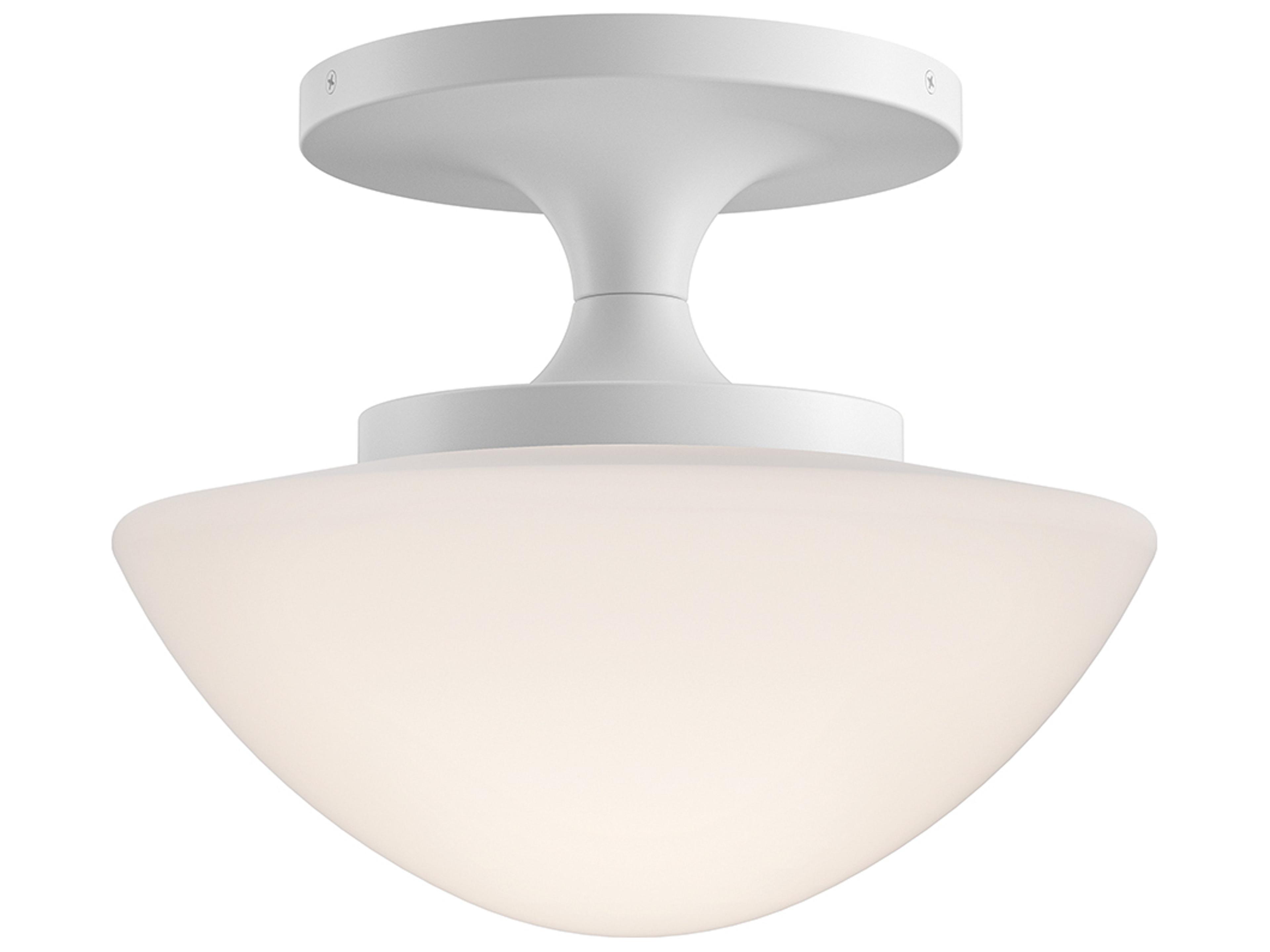 Hinkley Knox 1-Light Chalk White Semi Flush Mount