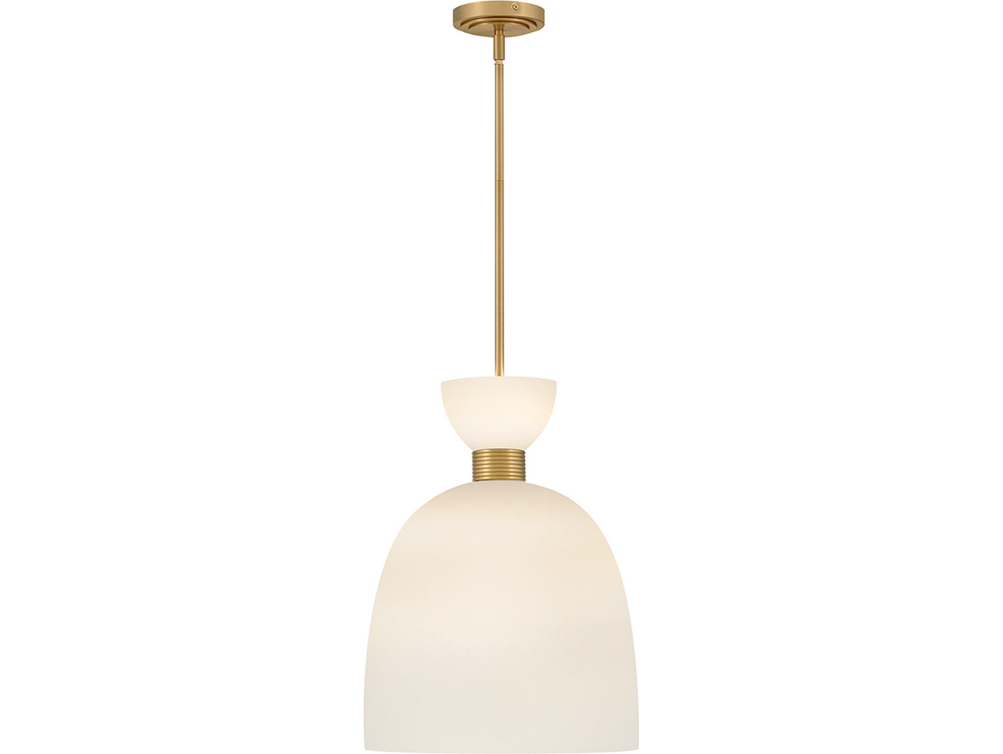 Hinkley Lisa McDennon 2-Light Lacquered Brass Bell Pendant