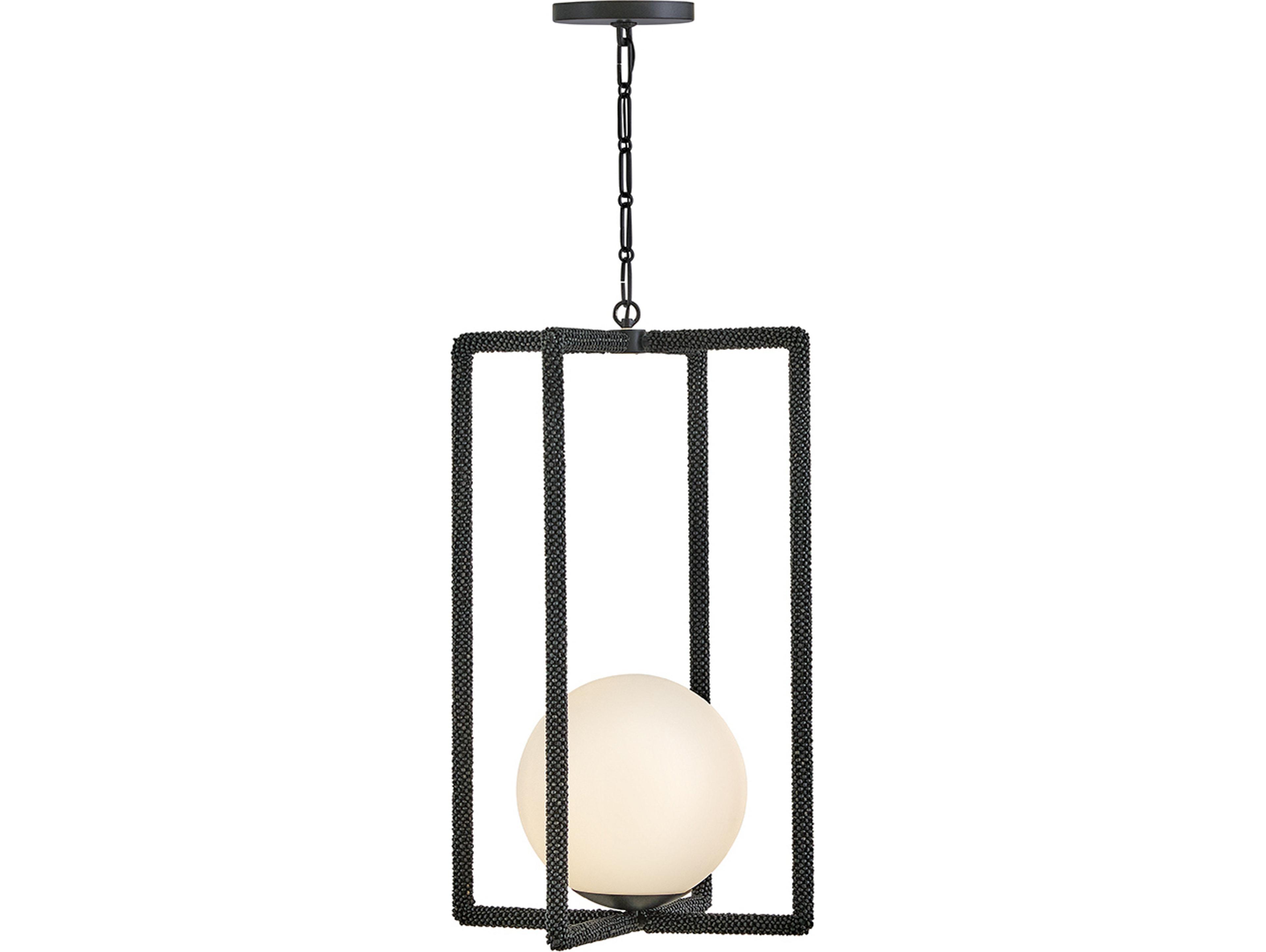 Hinkley Keona 1-Light Painted Black Oxide Globe Pendant