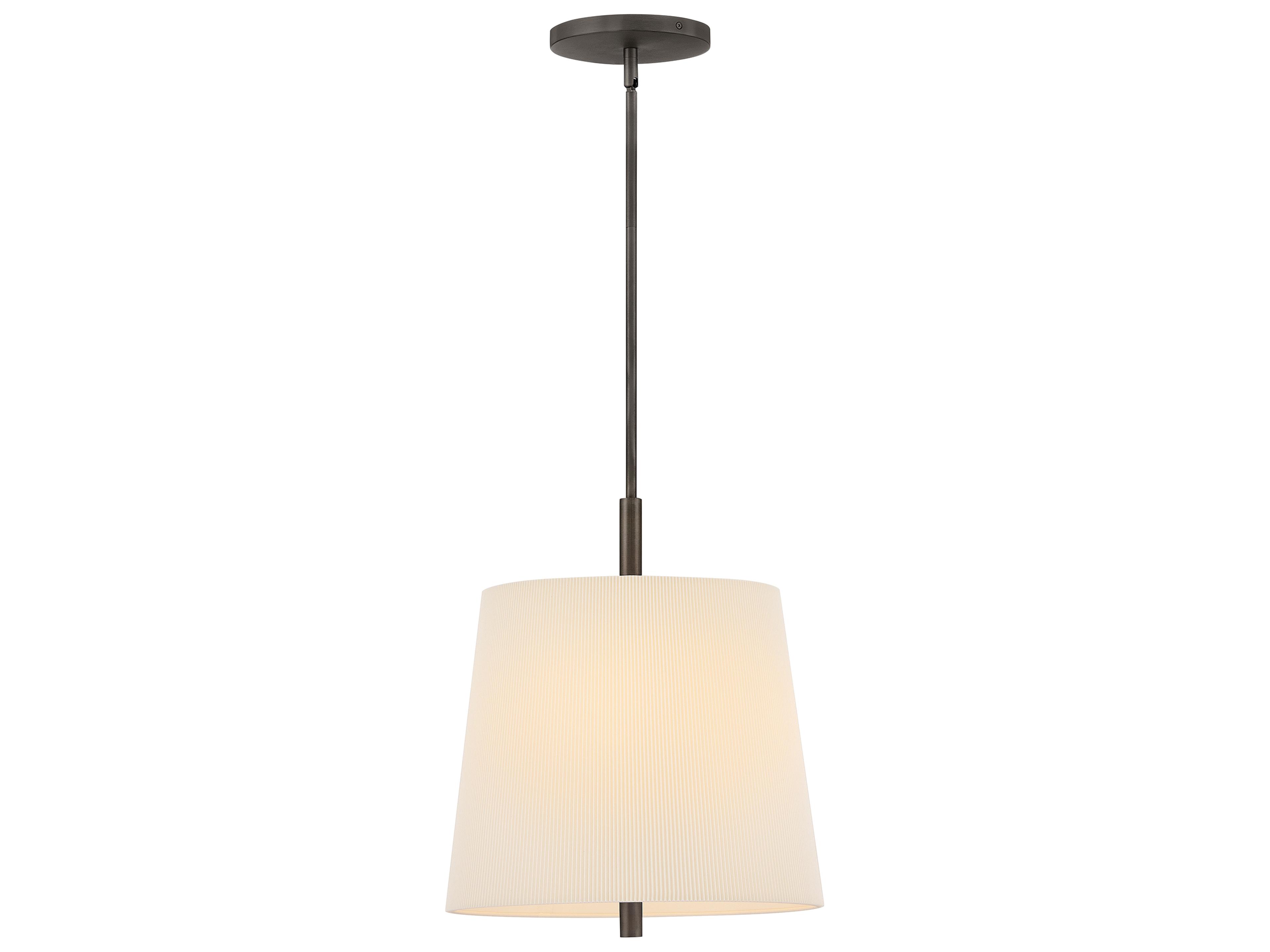 Hinkley Clive 4-Light Slate Bronze Drum Pendant