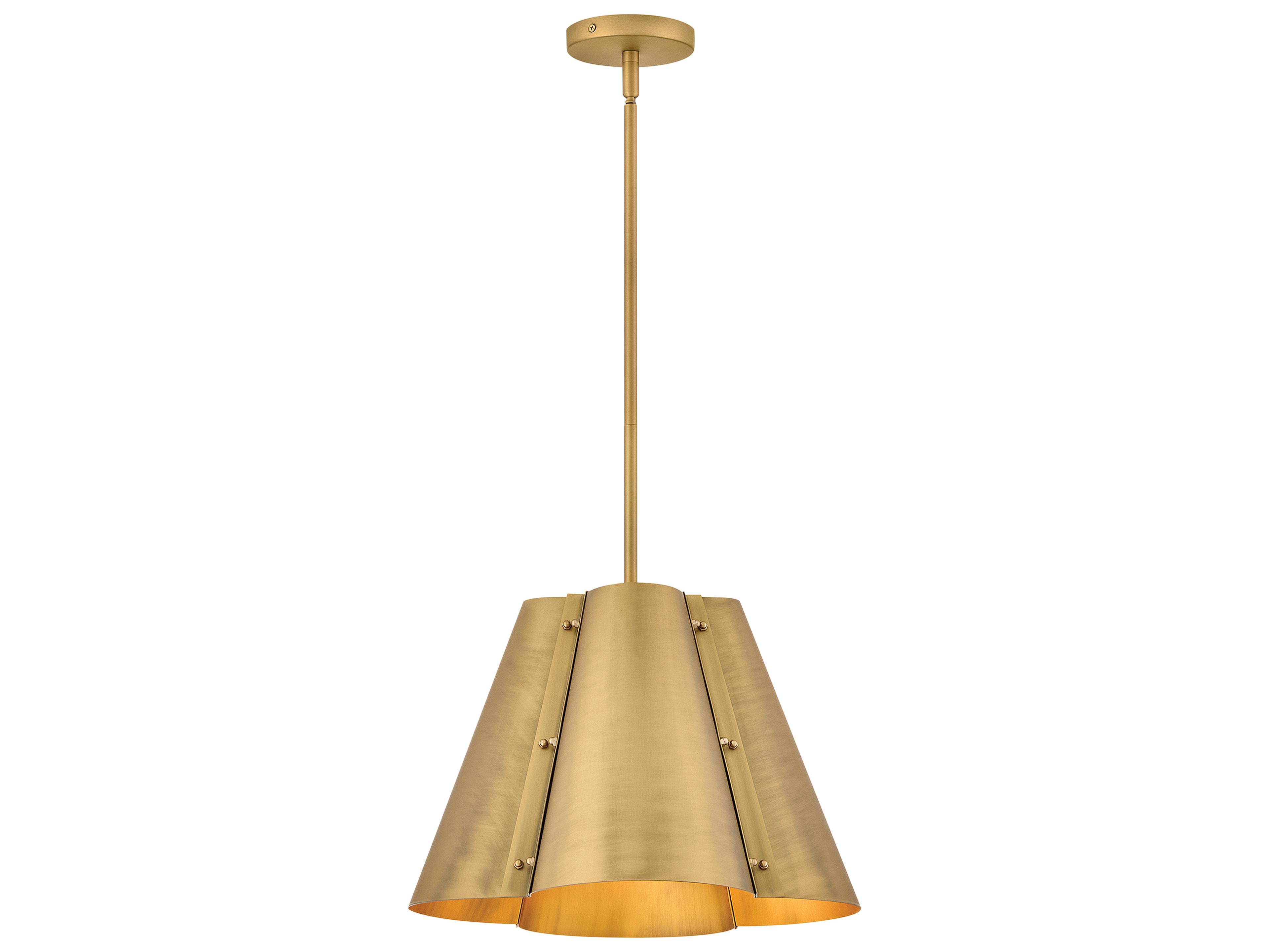 Hinkley Bowman 1-Light Heritage Brass Pendant