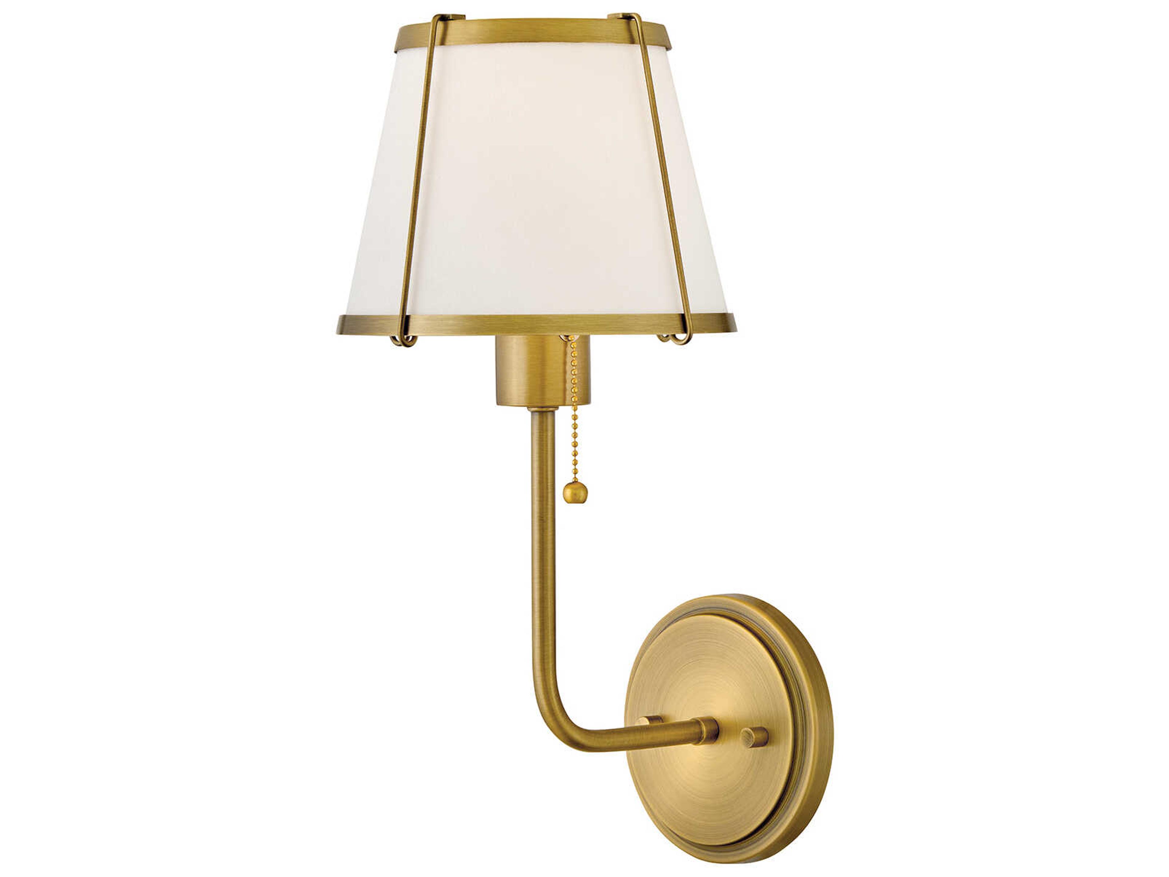 Hinkley Clarke 1-Light Lacquered Dark Brass Wall Sconce