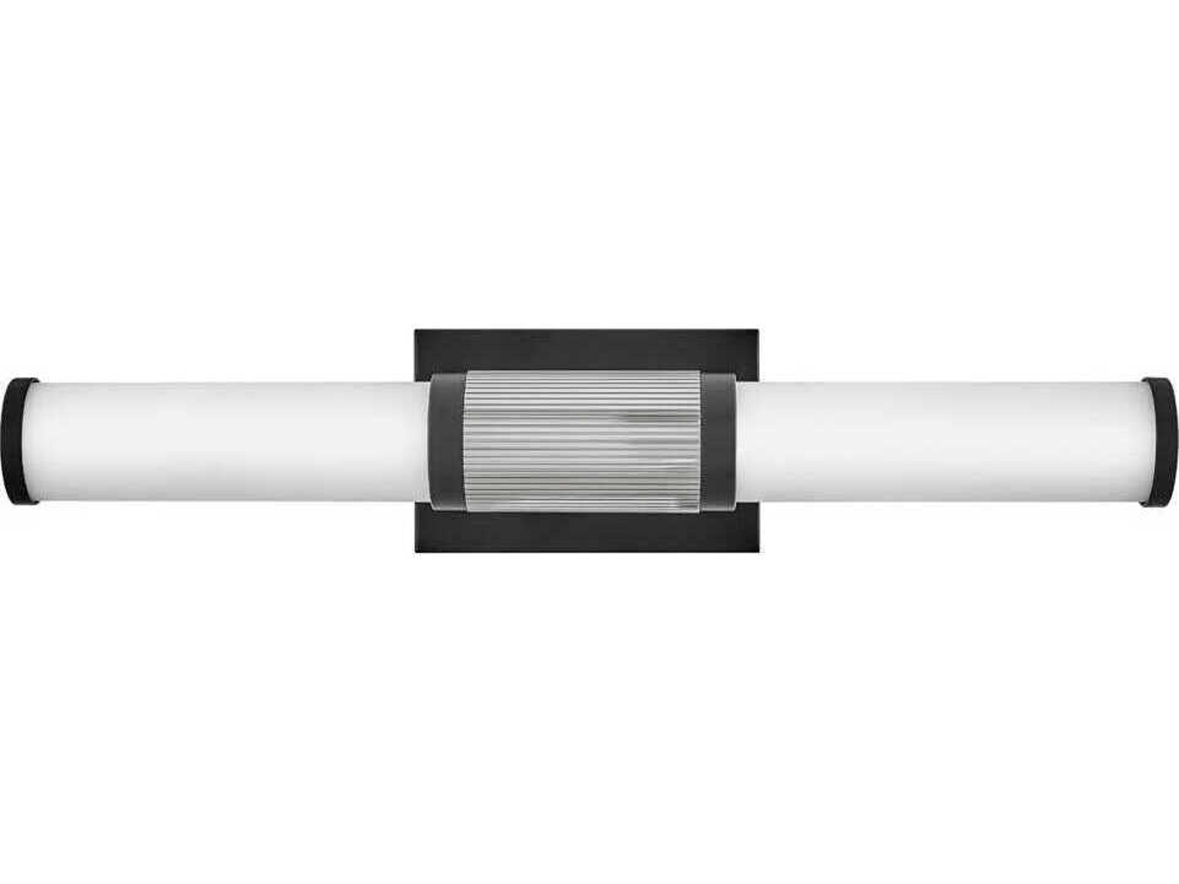 Hinkley Zevi Black Chrome Glass LED Vanity Light