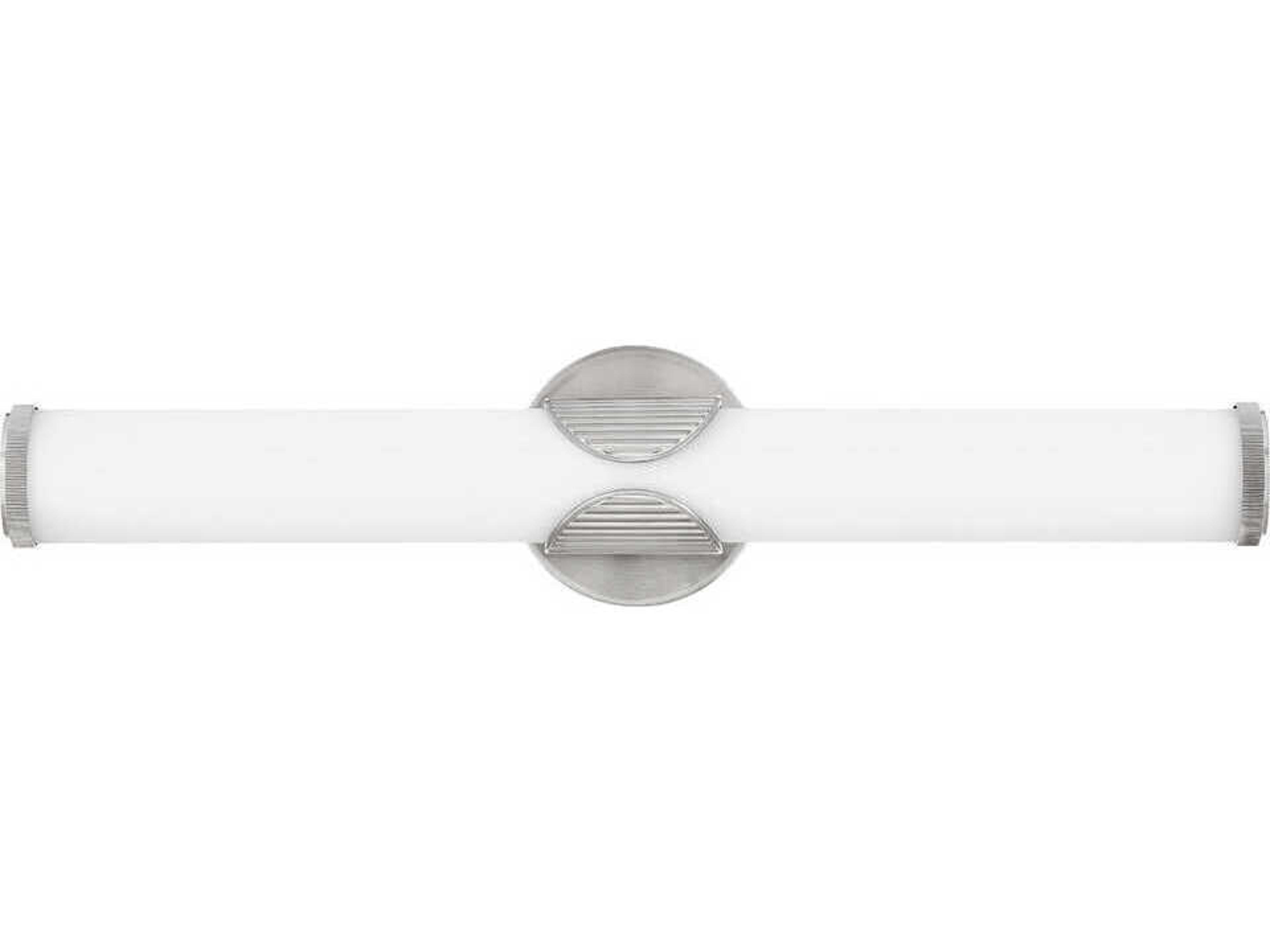 Hinkley Femi Brushed Nickel Glass LED Vanity Light