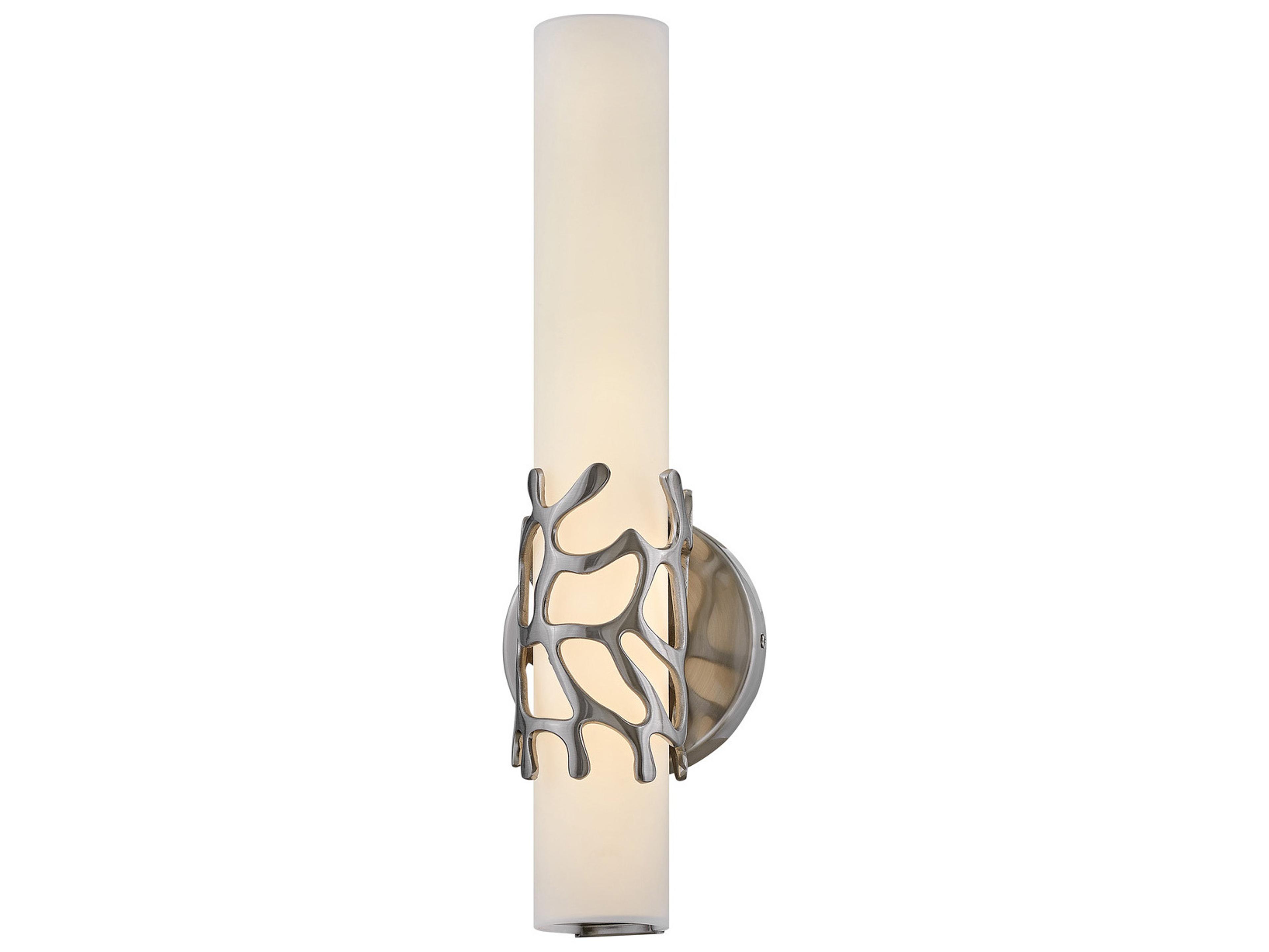 Hinkley Lyra Brushed Nickel Glass LED Wall Sconce