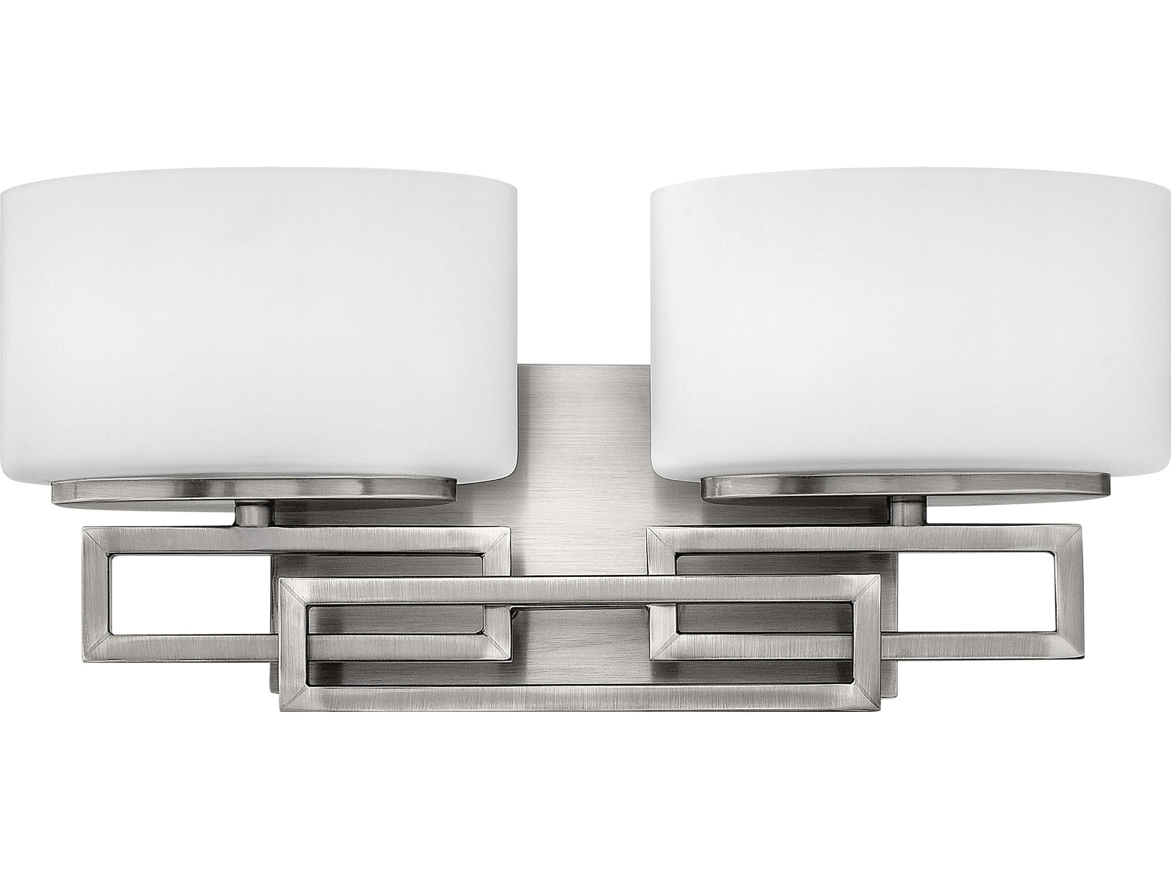 Hinkley Lanza 2-Light Antique Nickel Vanity Light