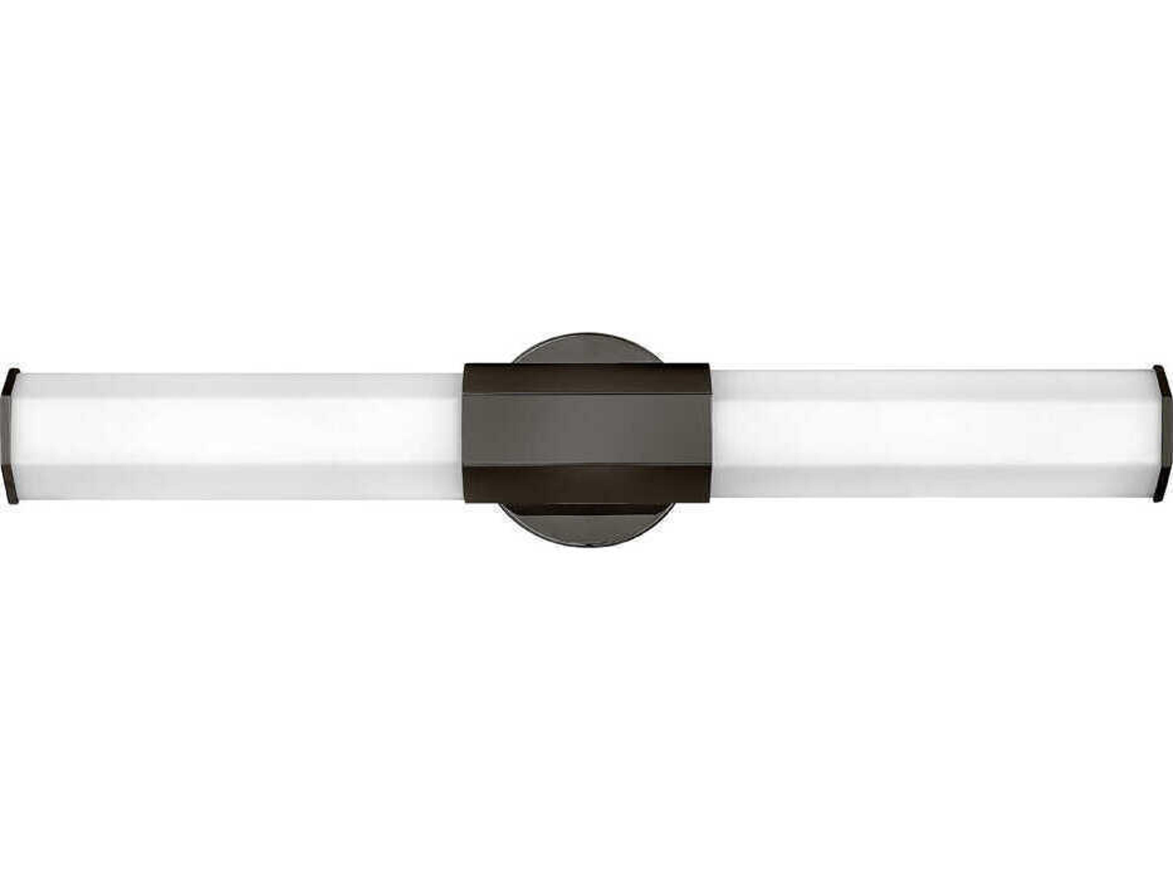Hinkley Facet Black Oxide Glass LED Vanity Light