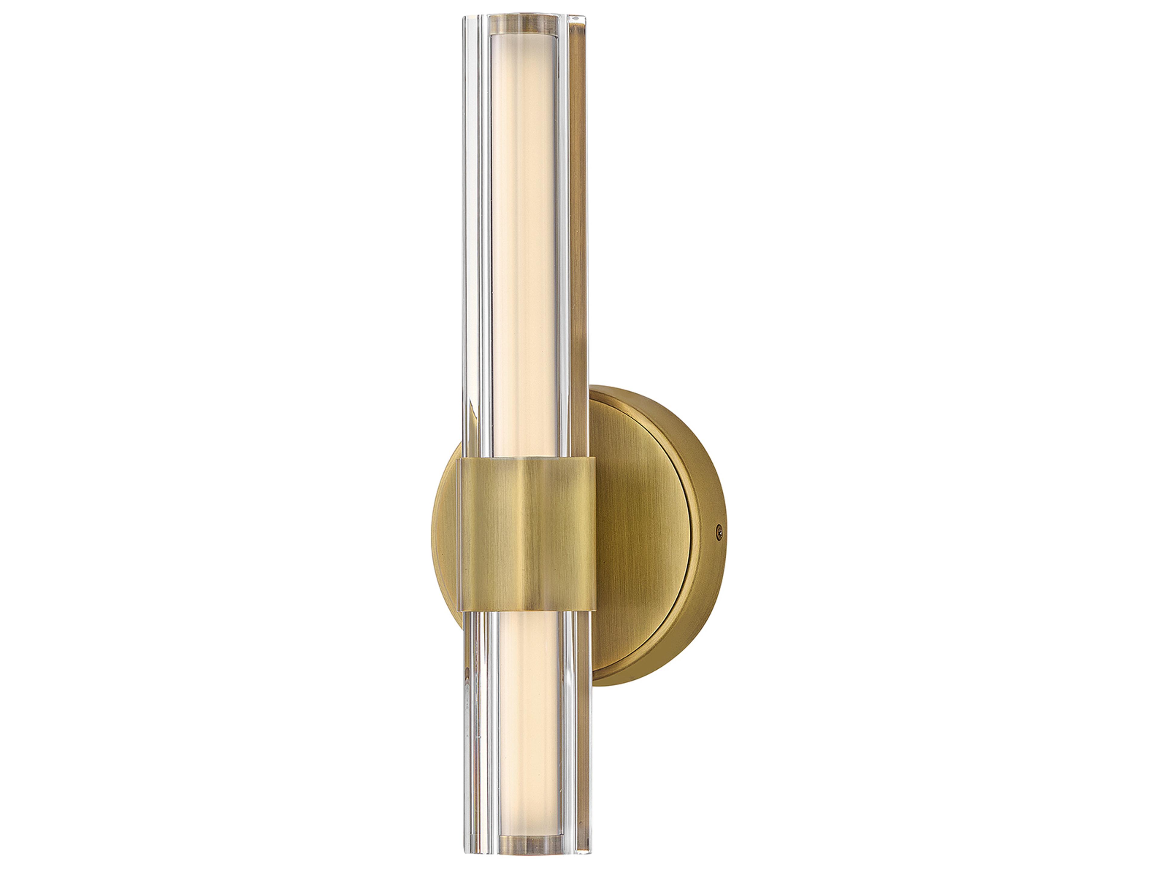 Hinkley Georgette Lacquered Brass Wall Sconce
