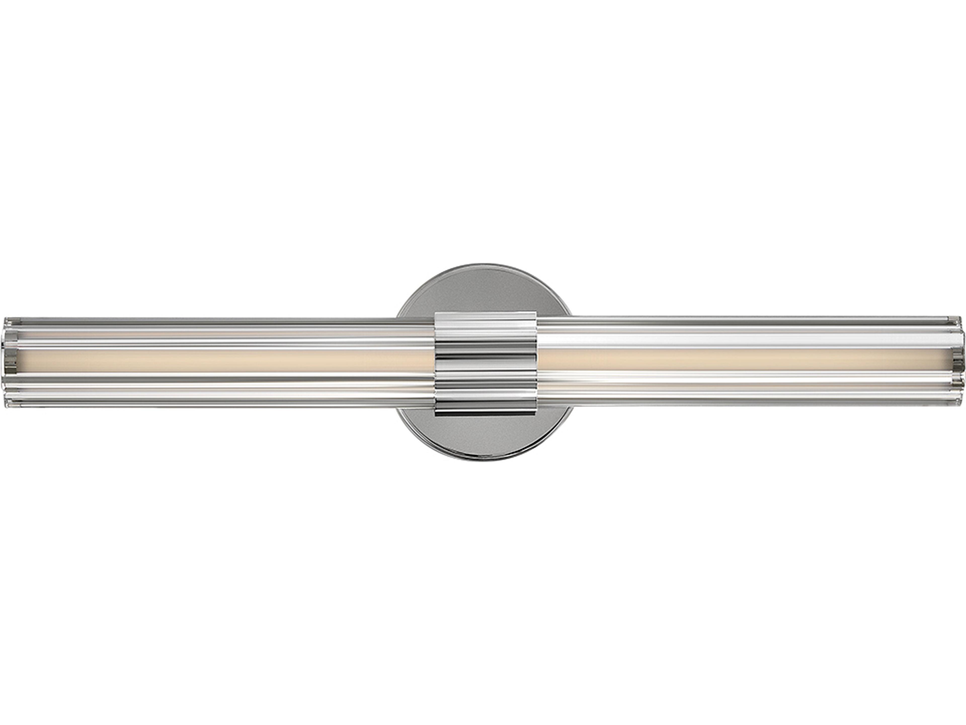Hinkley Georgette Polished Nickel Vanity Light