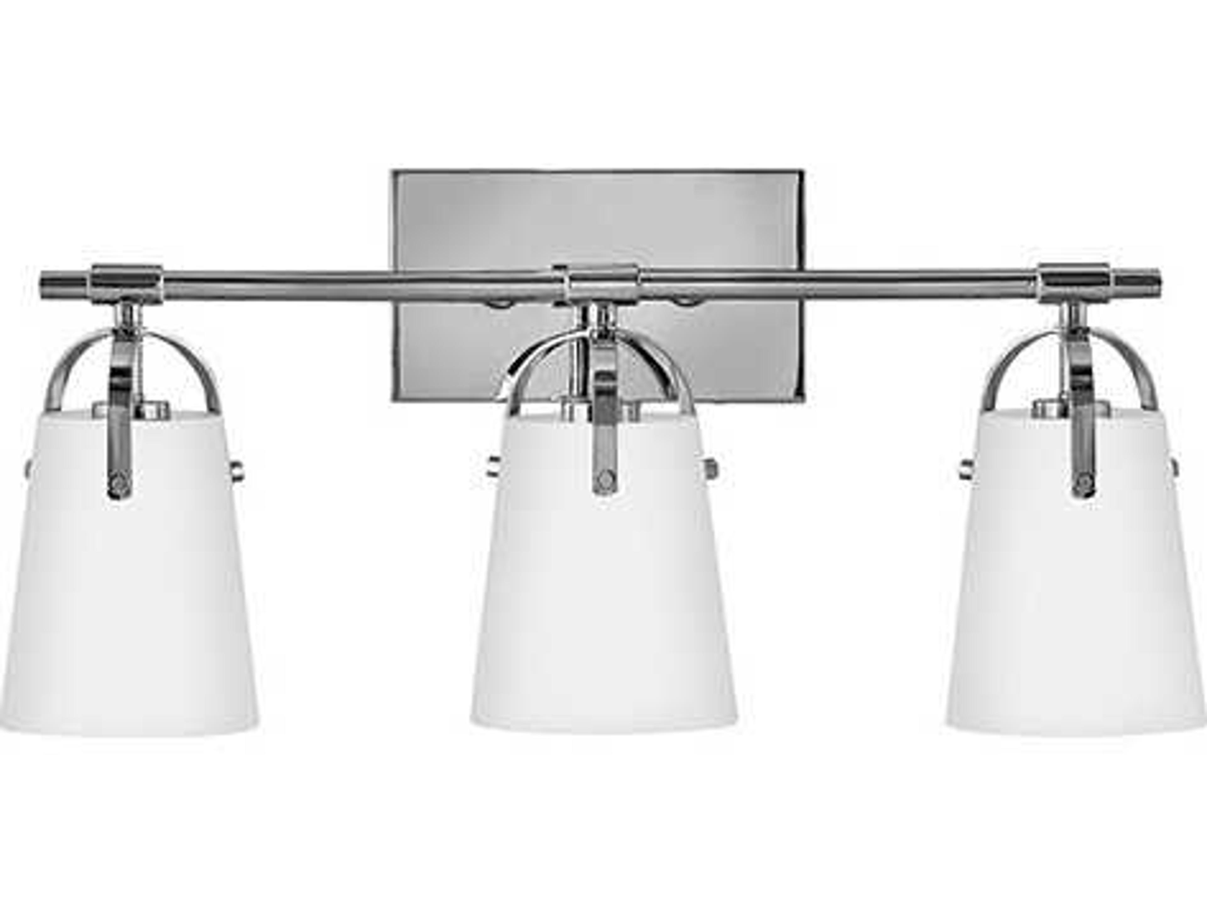 Hinkley Foster 3-Light Chrome Vanity Light