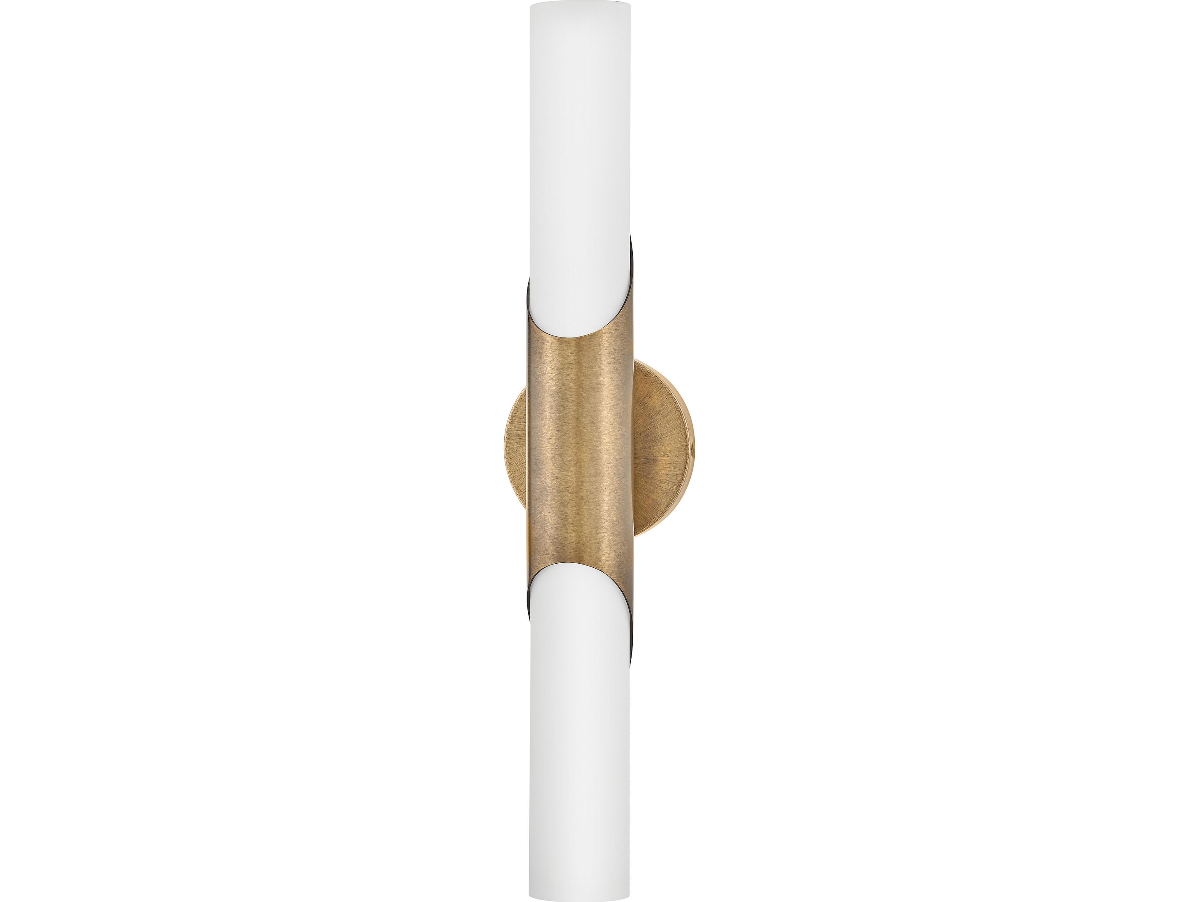 Hinkley Grace Textured Heritage Brass Vanity Light