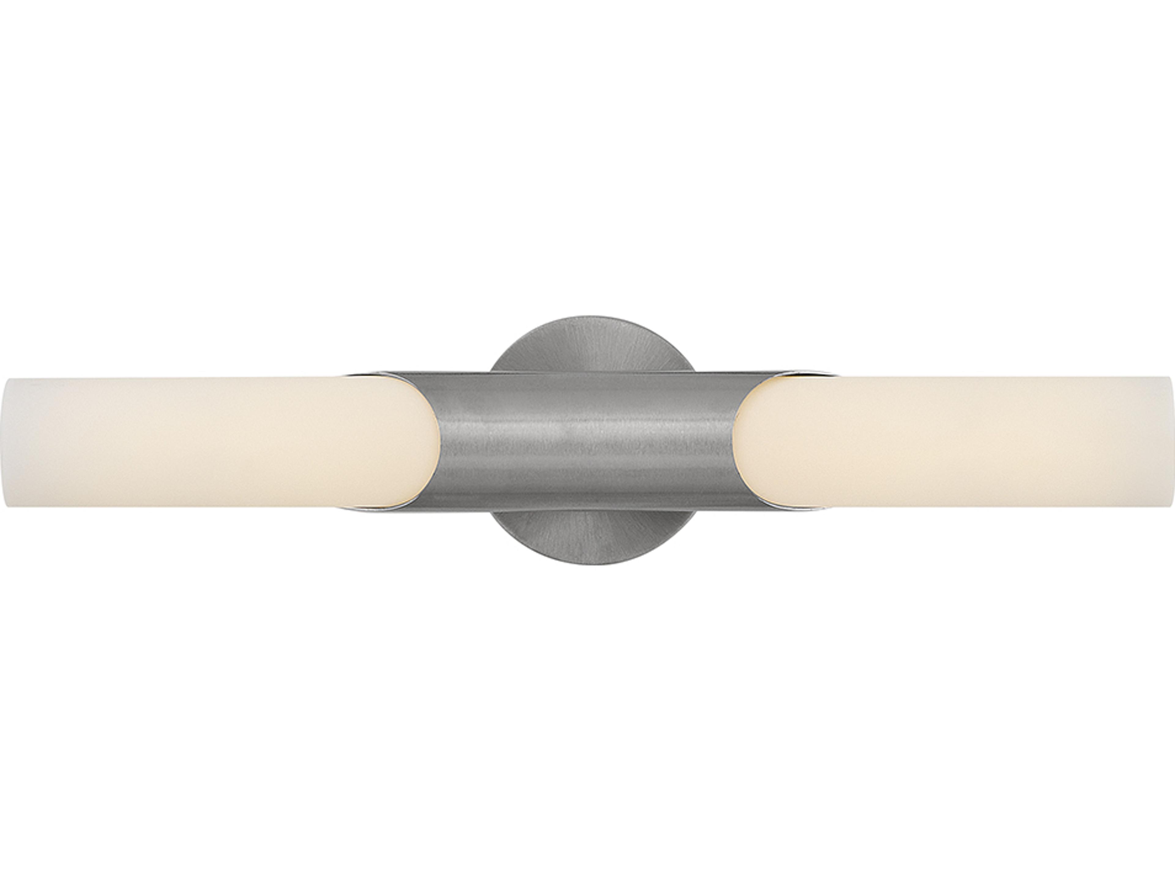 Hinkley Grace Textured Nickel Vanity Light