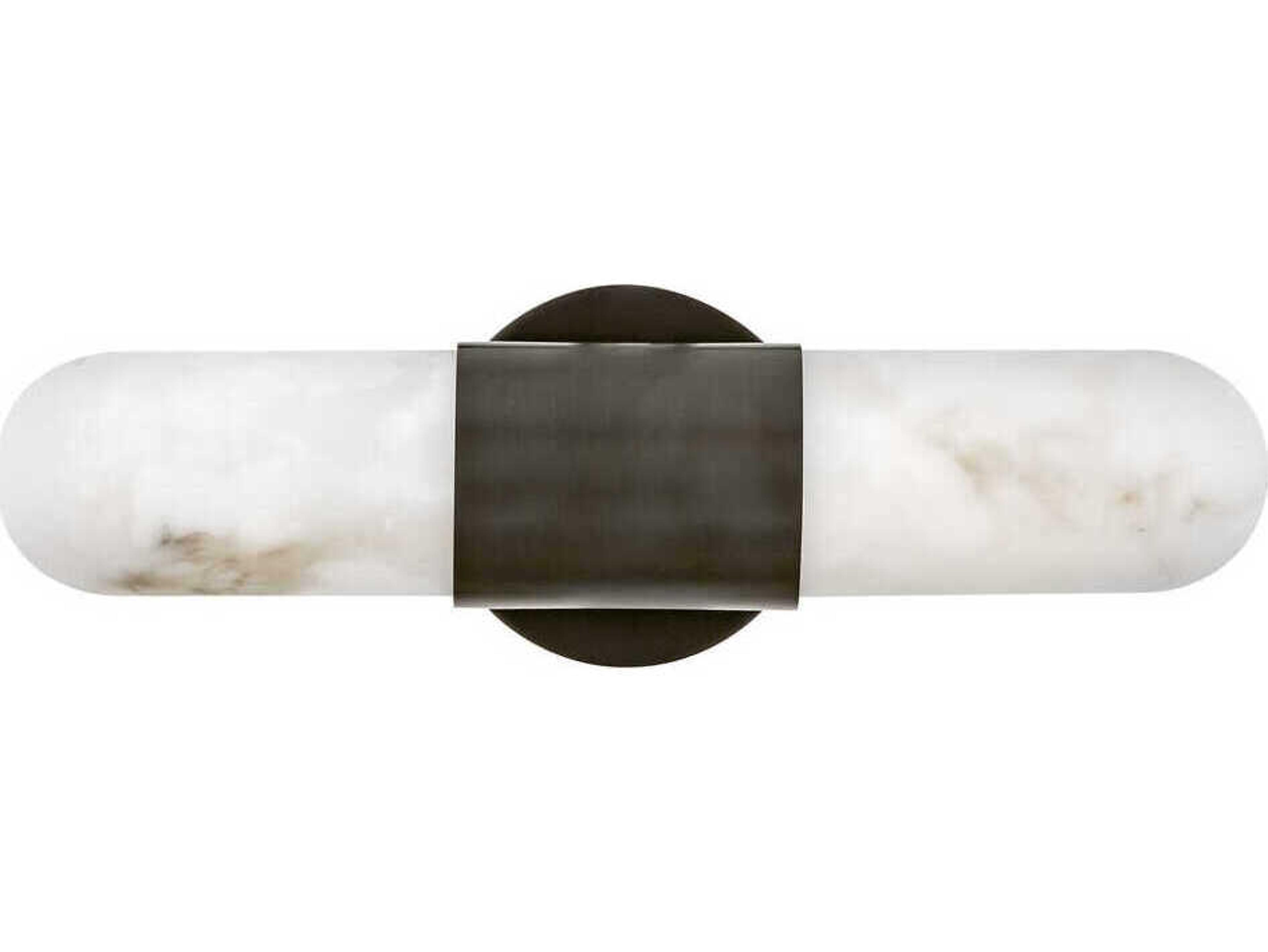 Hinkley Ibiza Black Oxide Glass LED Vanity Light