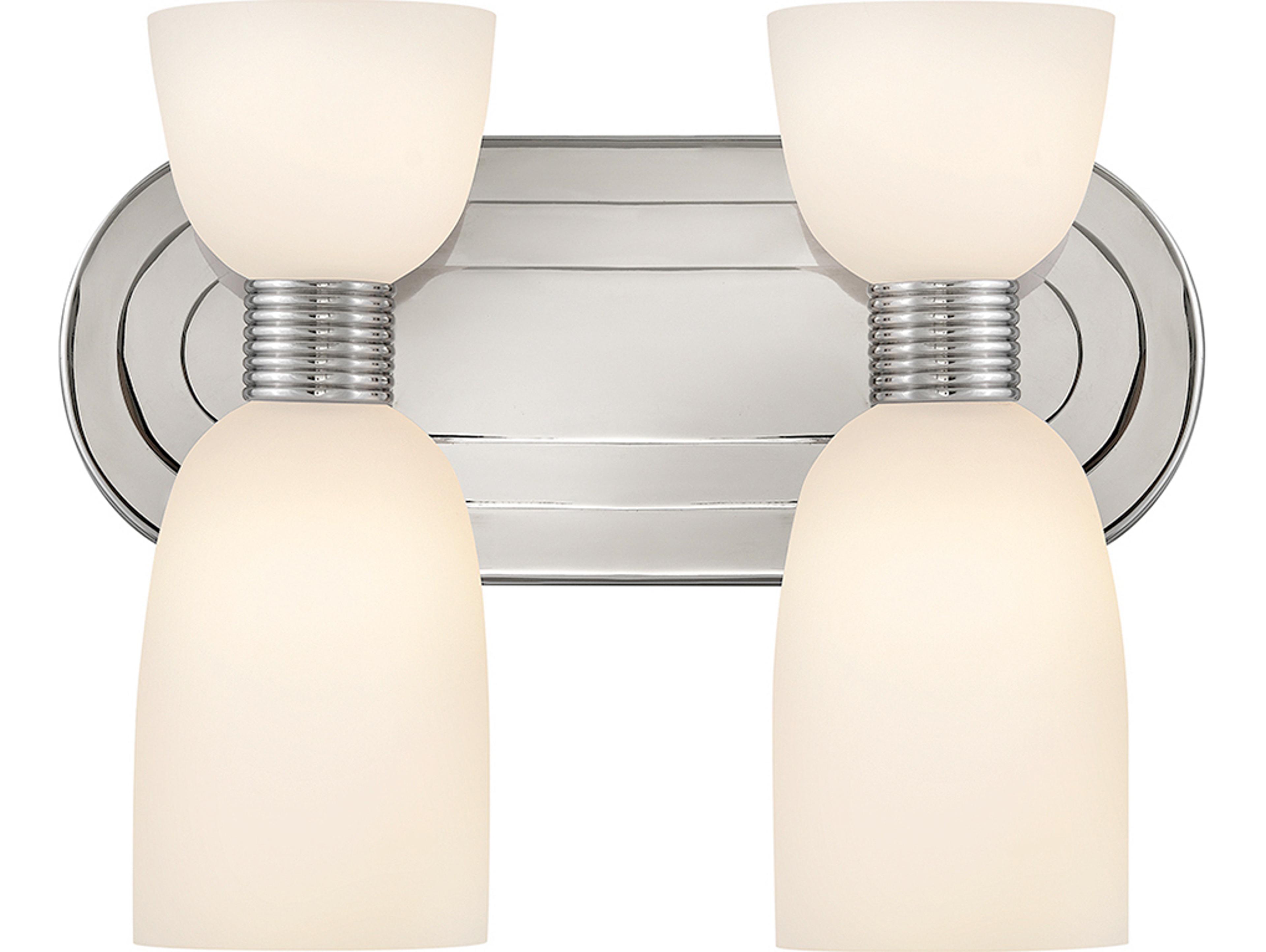 Lisa McDennon 4-Light Polished Nickel Vanity Light
