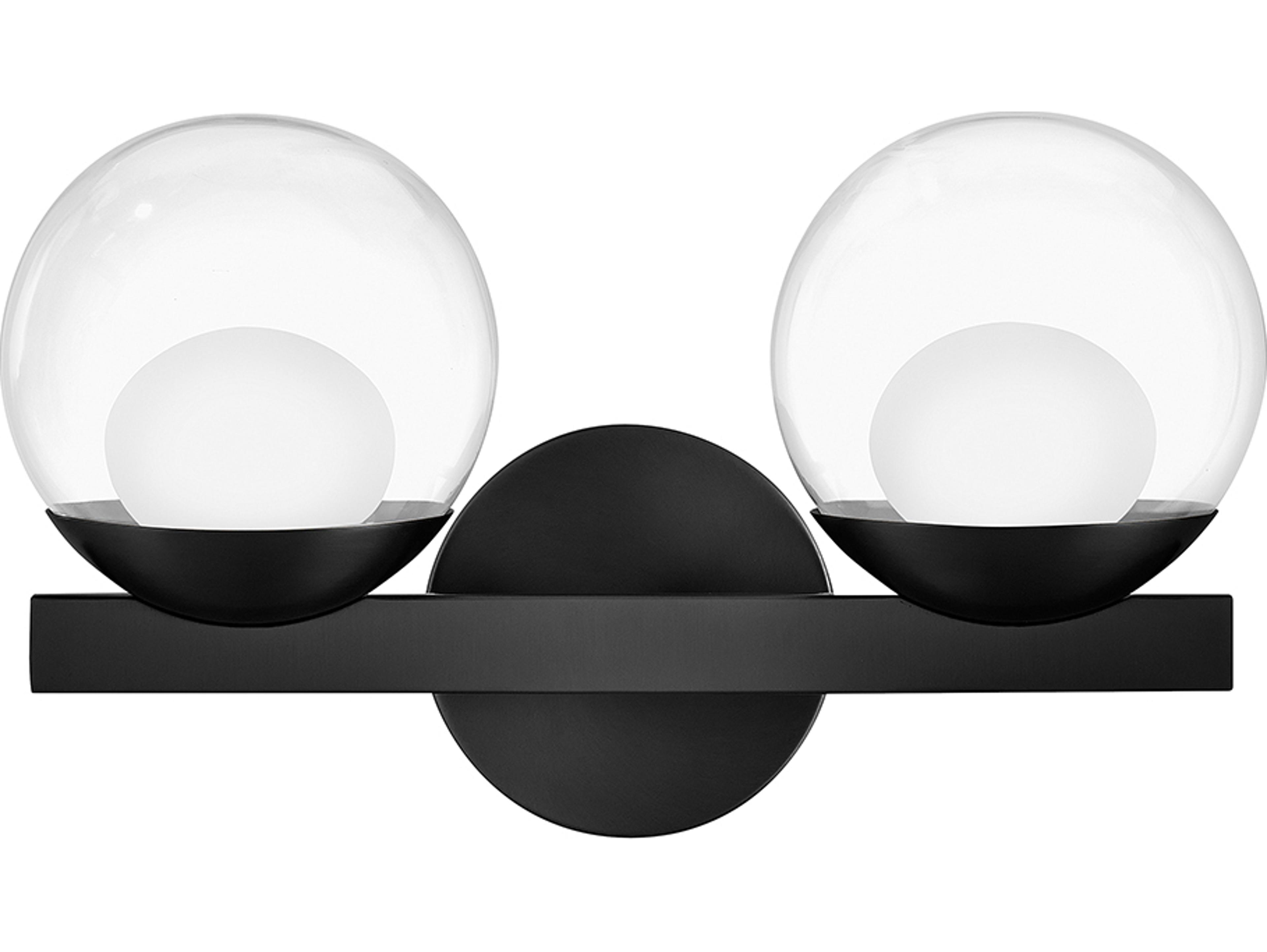 Hinkley Sunni 2-Light Black Vanity Light