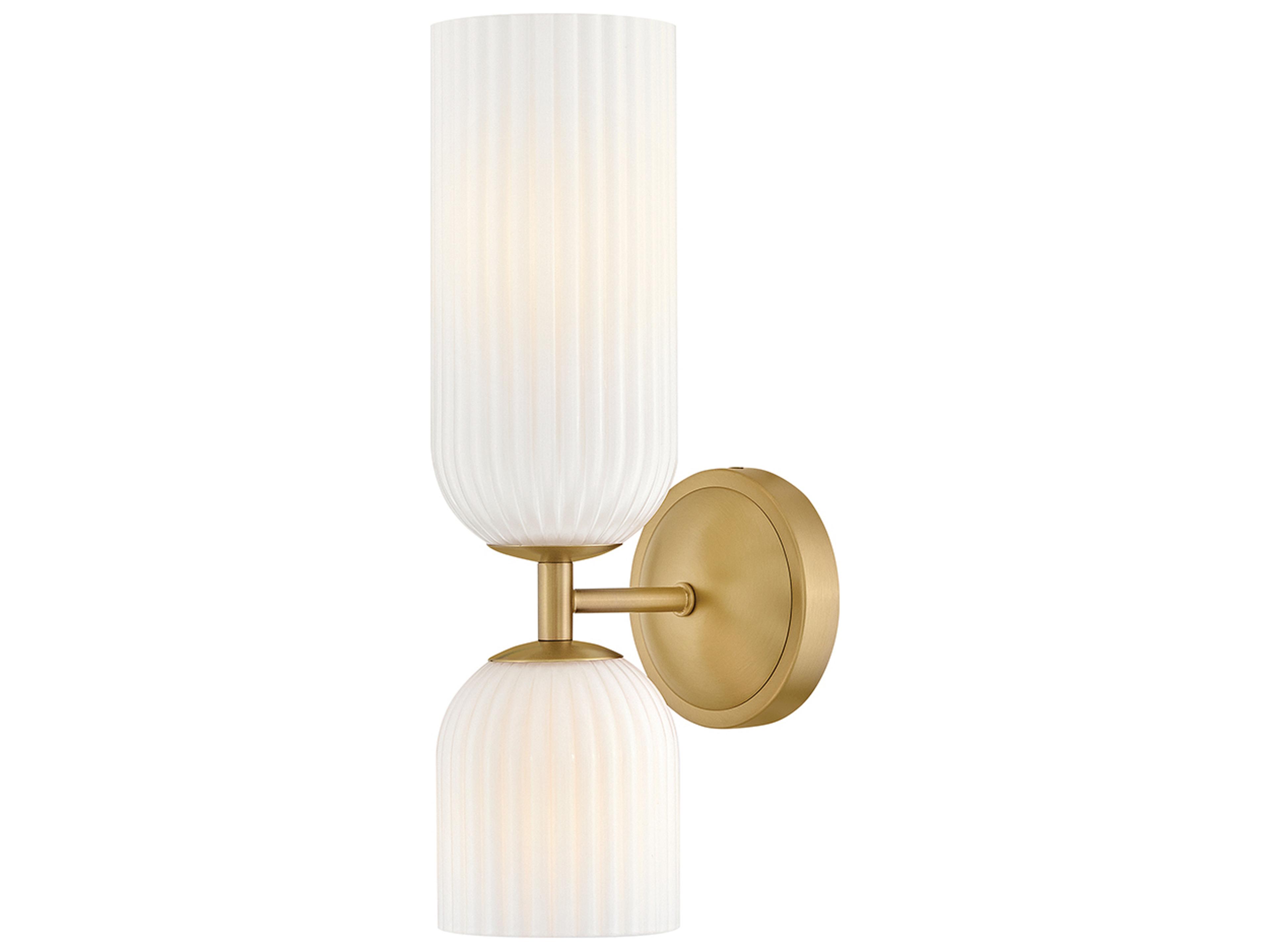 Hinkley Ava 2-Light Lacquered Brass Wall Sconce