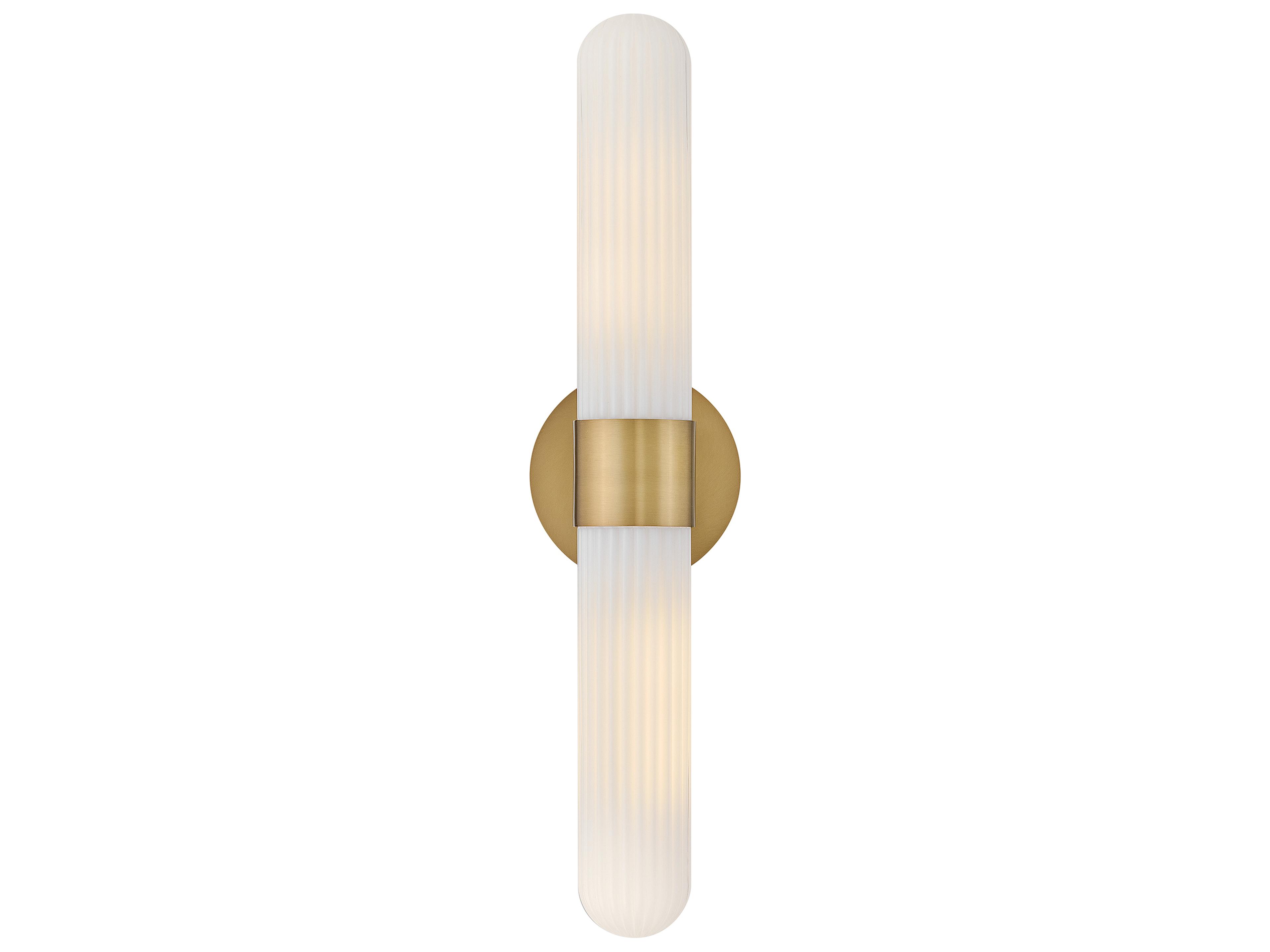 Hinkley Nina 2-Light Lacquered Brass Wall Sconce
