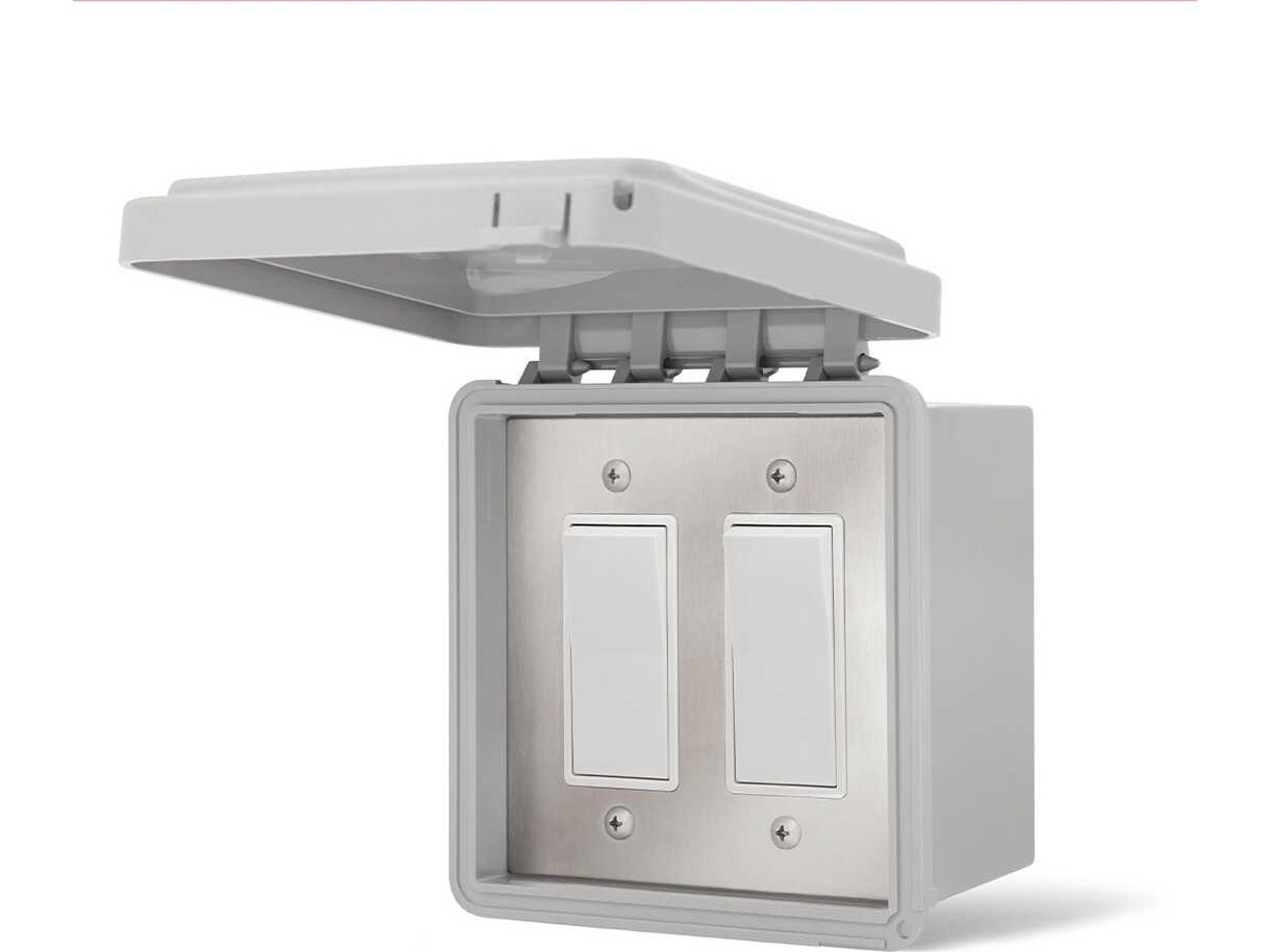 Infratech Value Controls Dual On/Off Switch Surface Mount & Gang Box AMP Per Pole