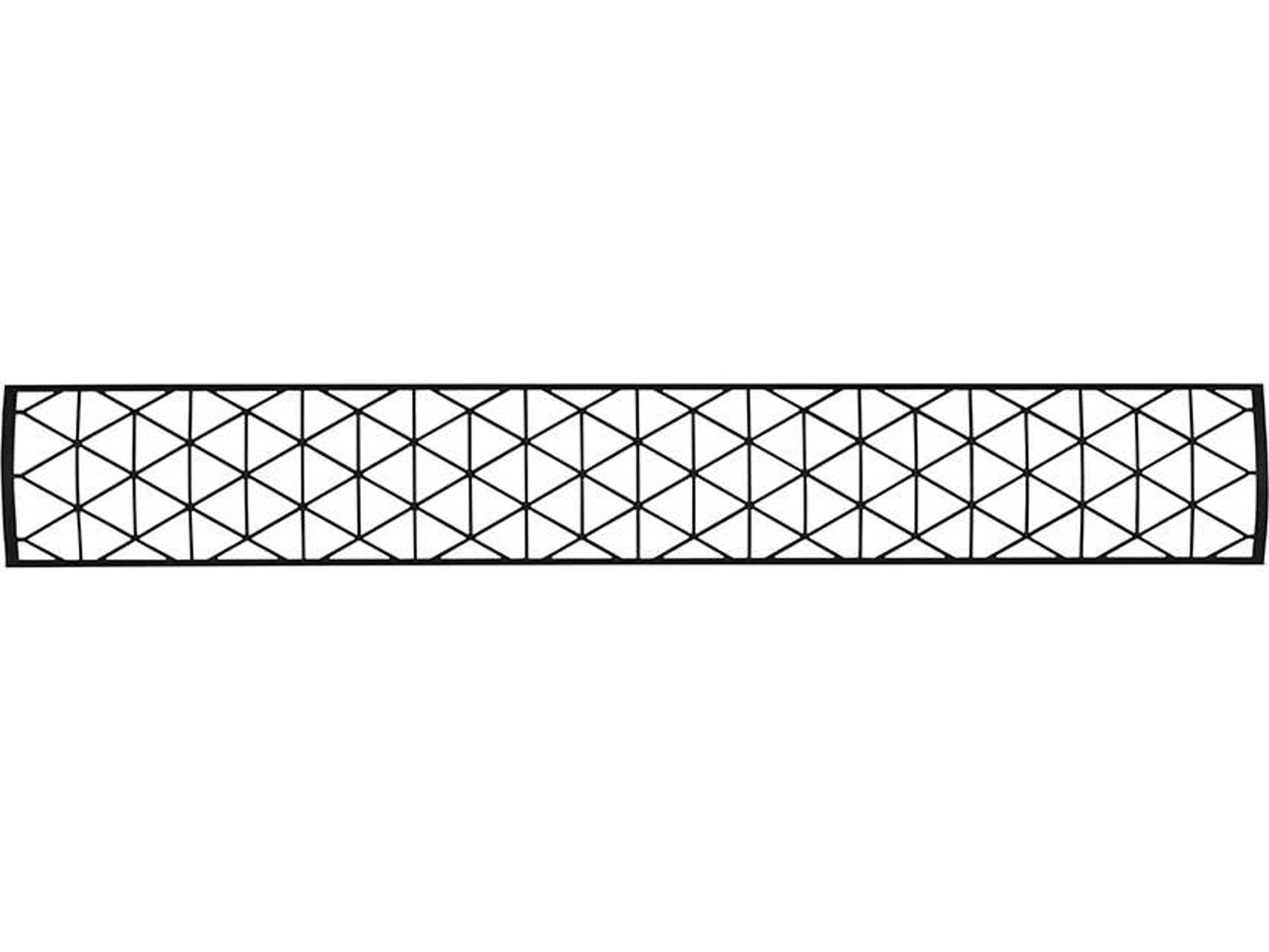 Infratech Single Element Black 48" Contemporary Motif Upgrade Kit