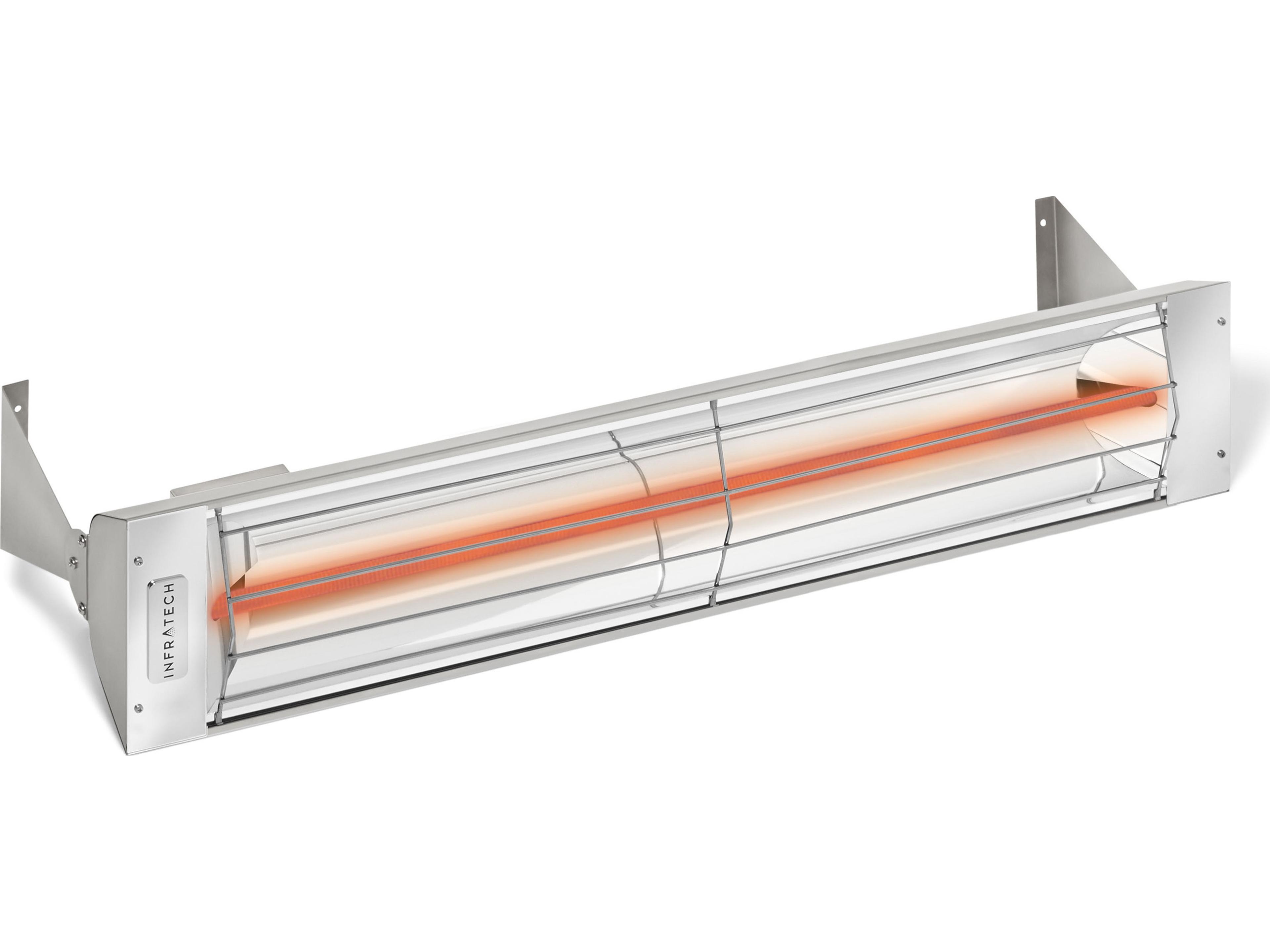 Infratech W Series Stainless Steel 33 Inches Wide 1500 Watt 240 Volt 6.3 Amps Patio Heater