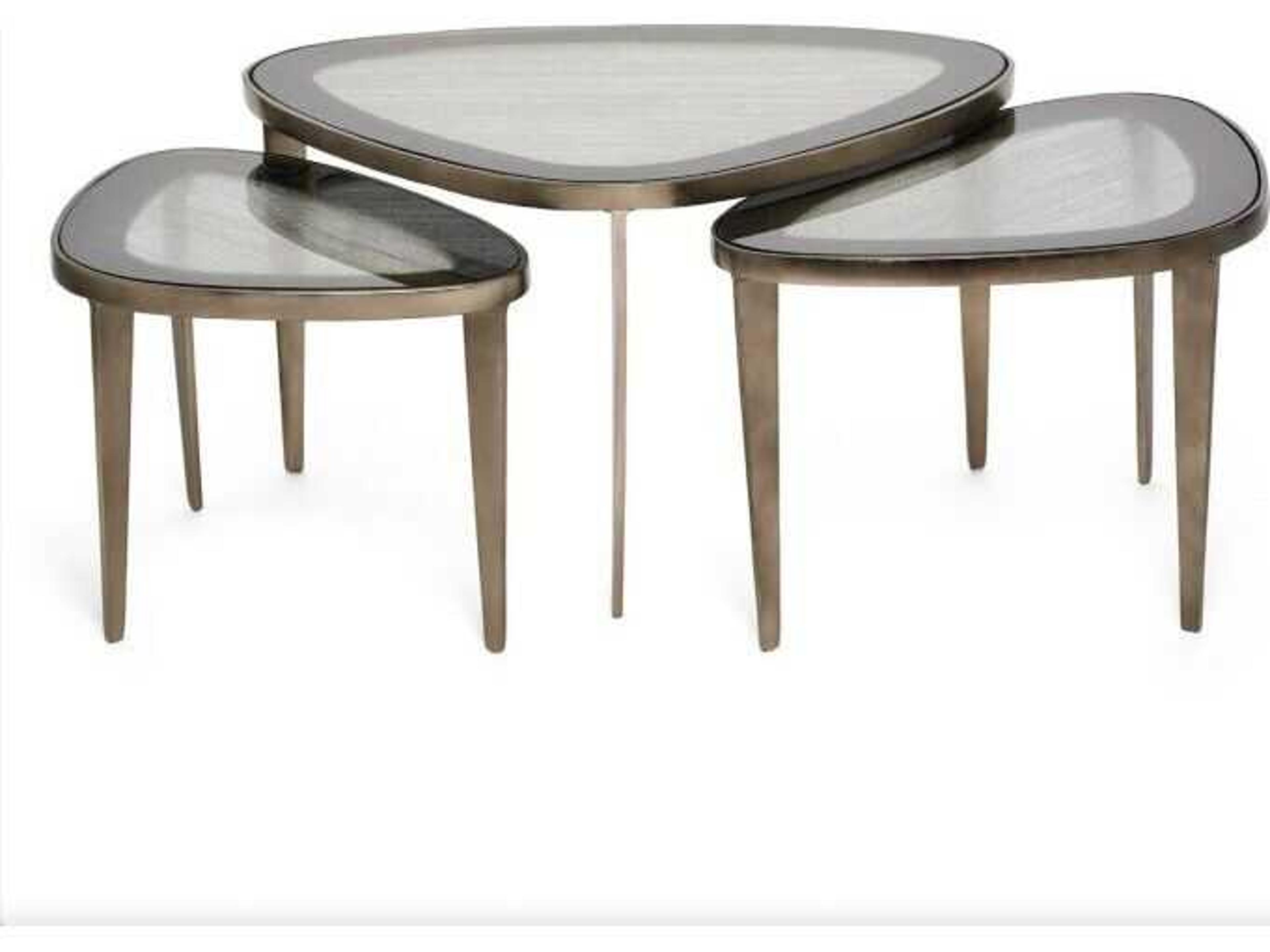 Interlude Home Jan Glass End Table