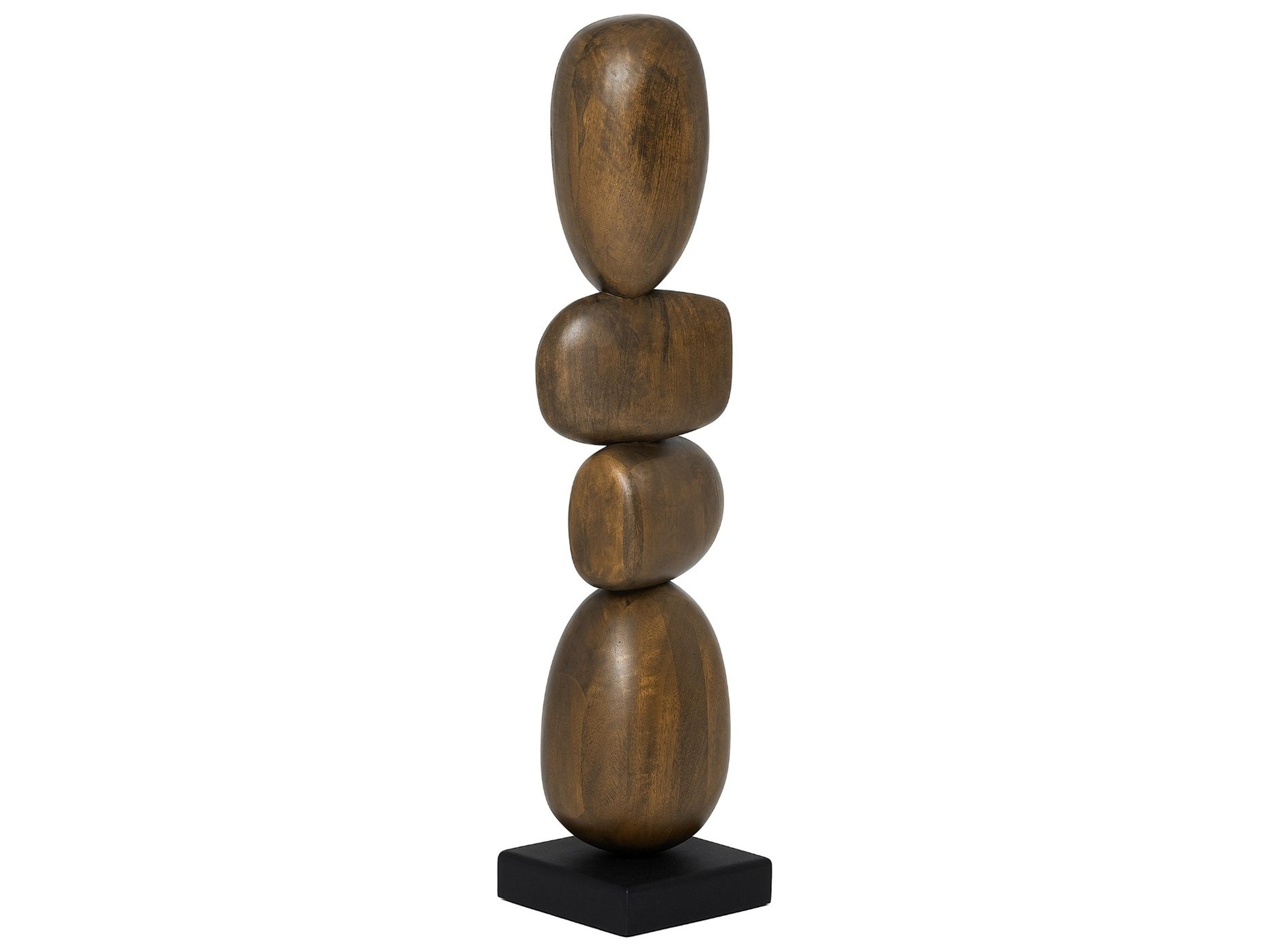 Interlude Home Pietro Classic Walnut Matte Black Sculpture