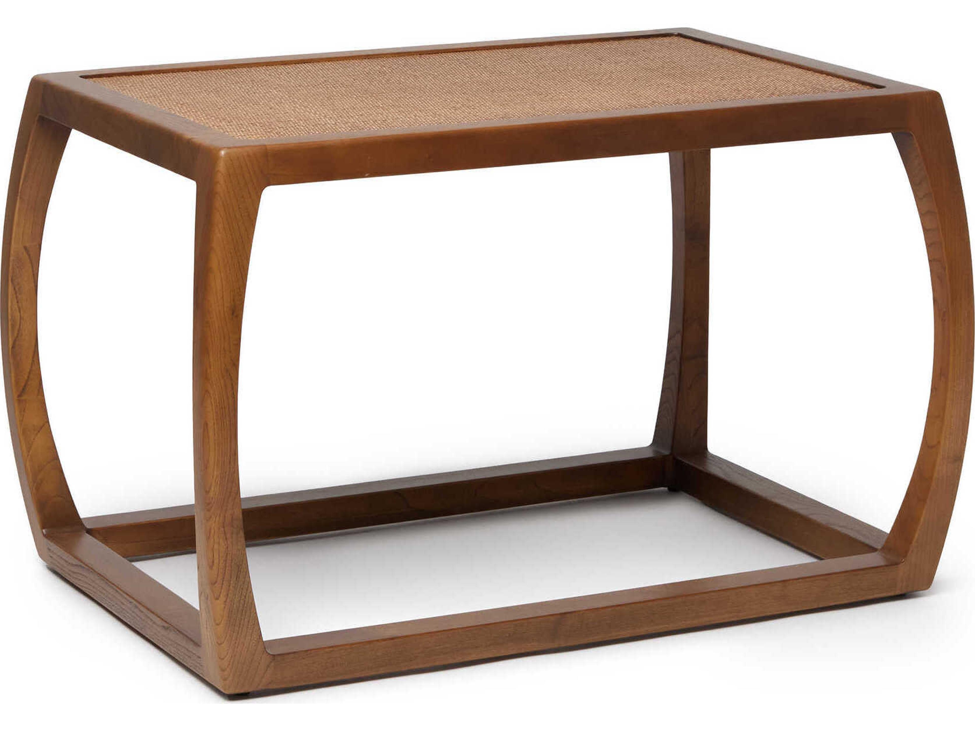 Interlude Home Wandsworth Rectangular Wood Pecan End Table