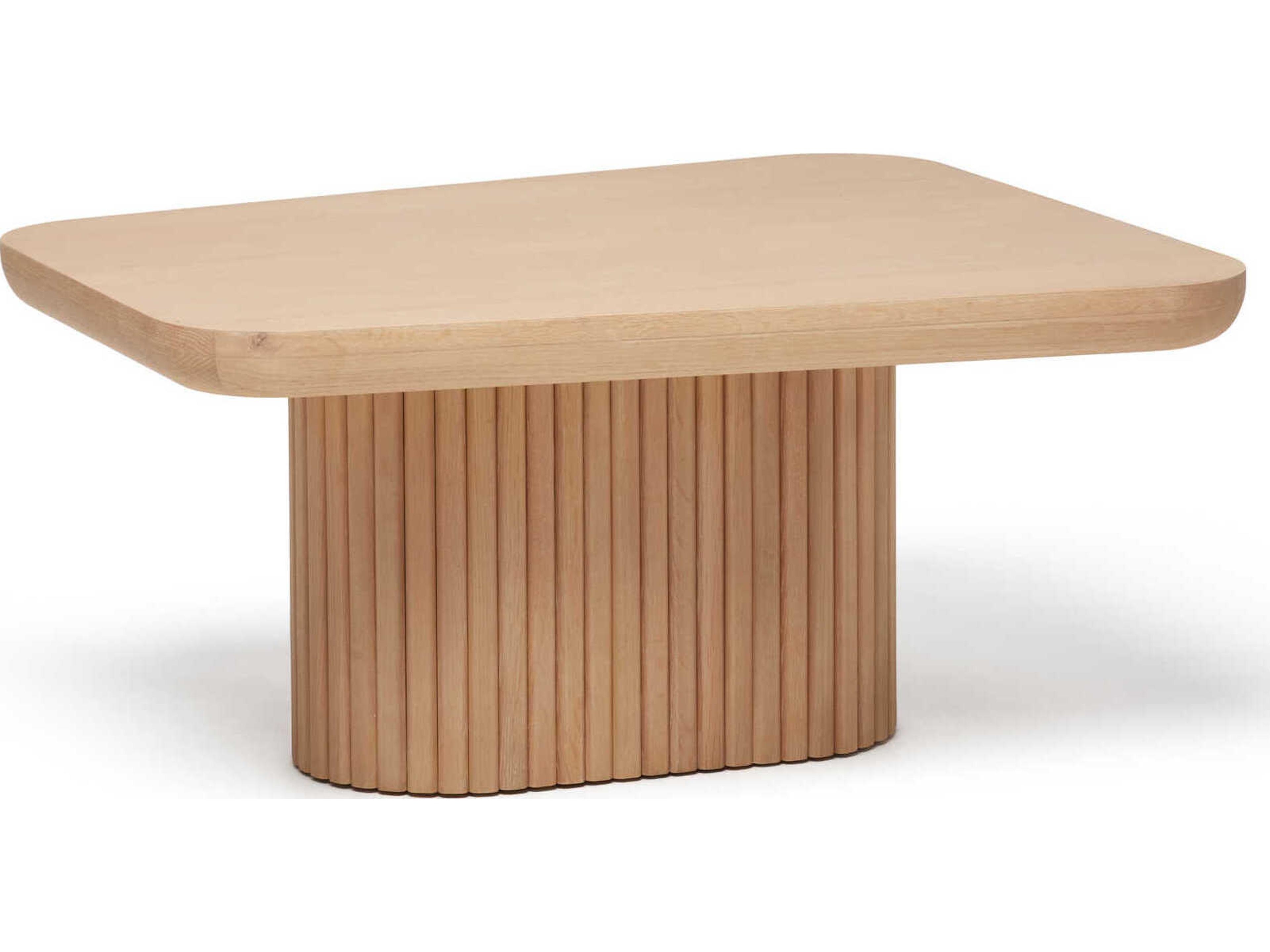 Interlude Home Carrabelle Wood Saddle Coffee Table