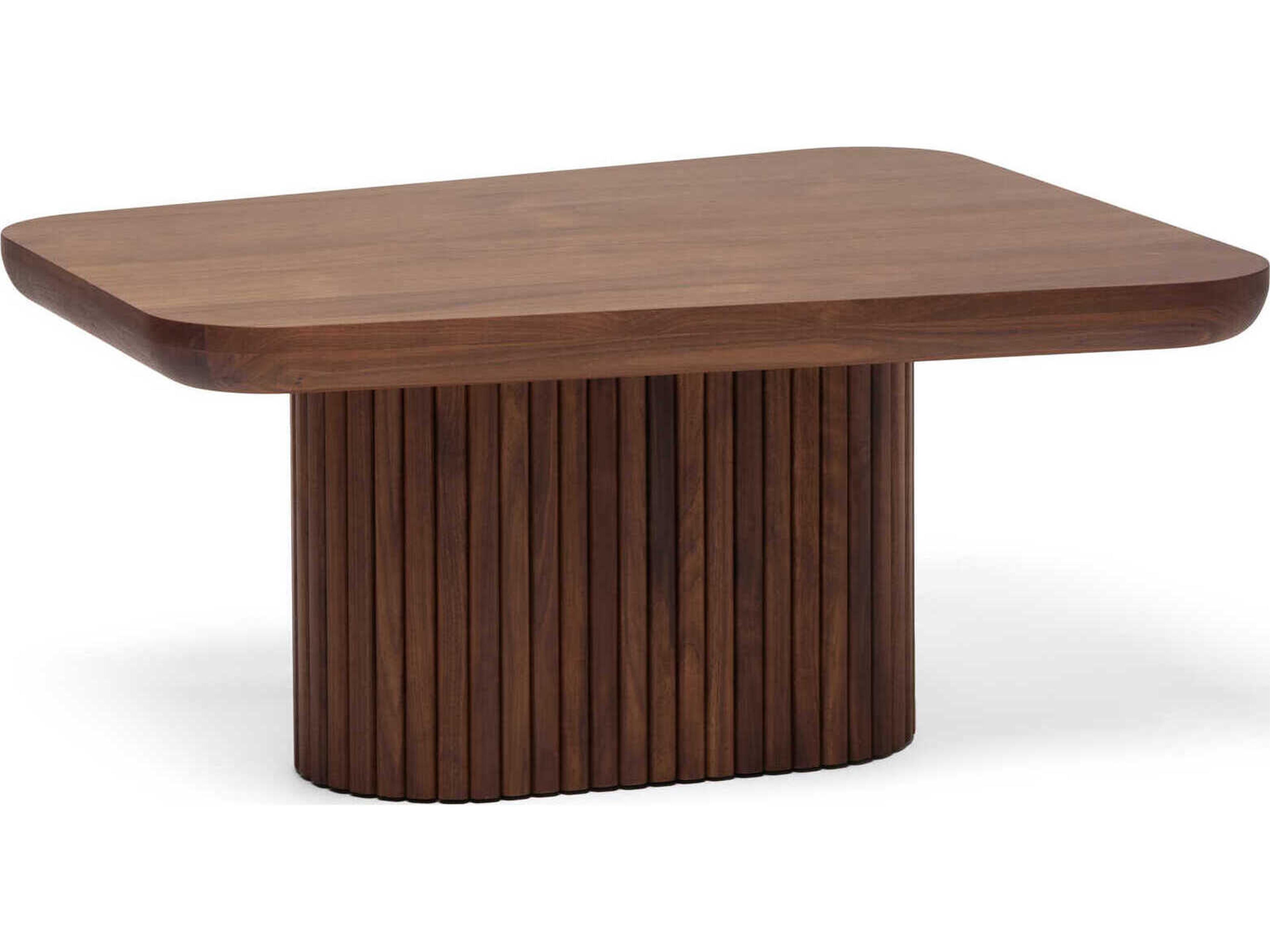 Interlude Home Carrabelle Wood Classic Walnut Coffee Table