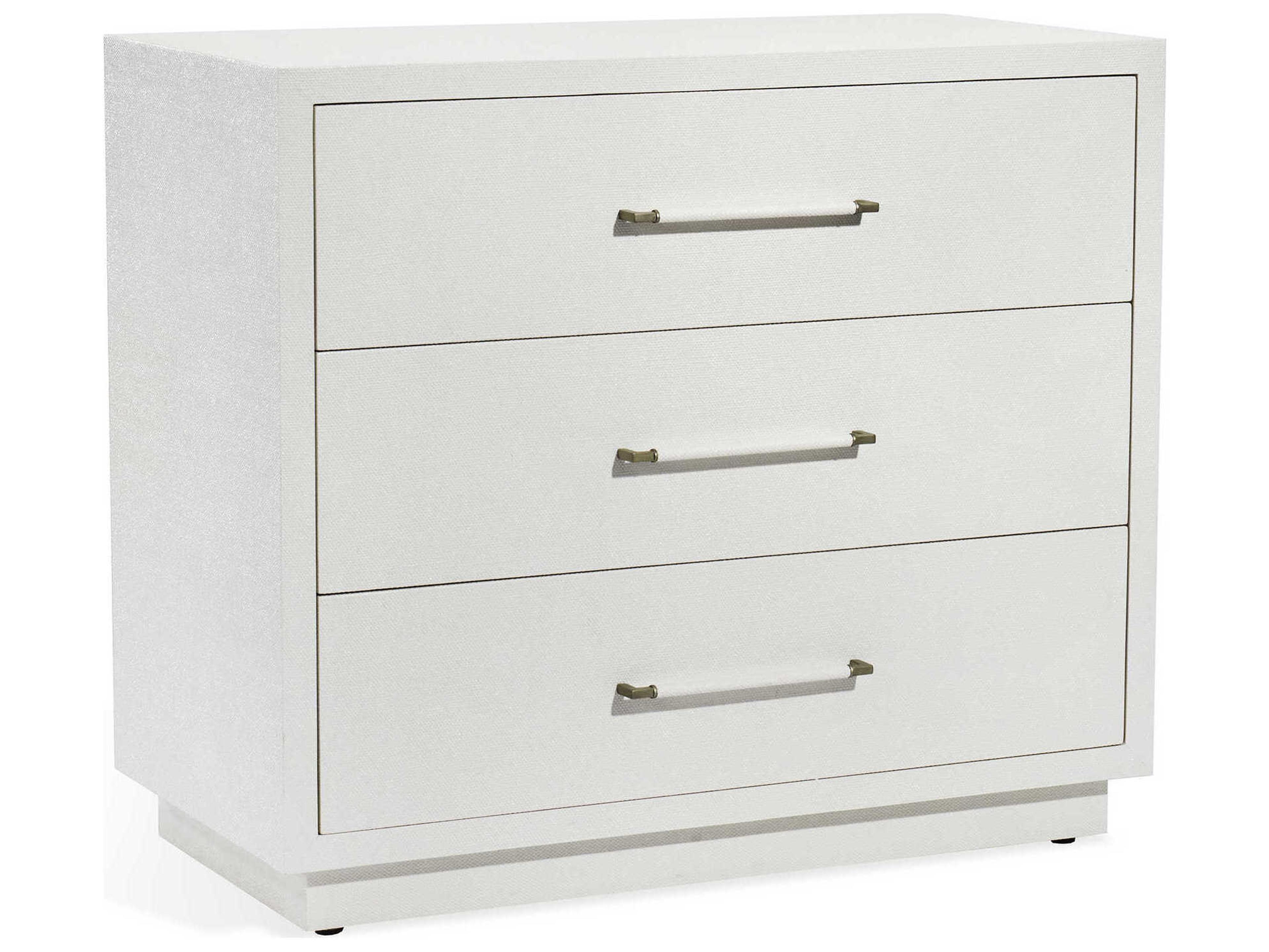 Interlude Home Taylor Natural White Champagne Silver Accent Chest
