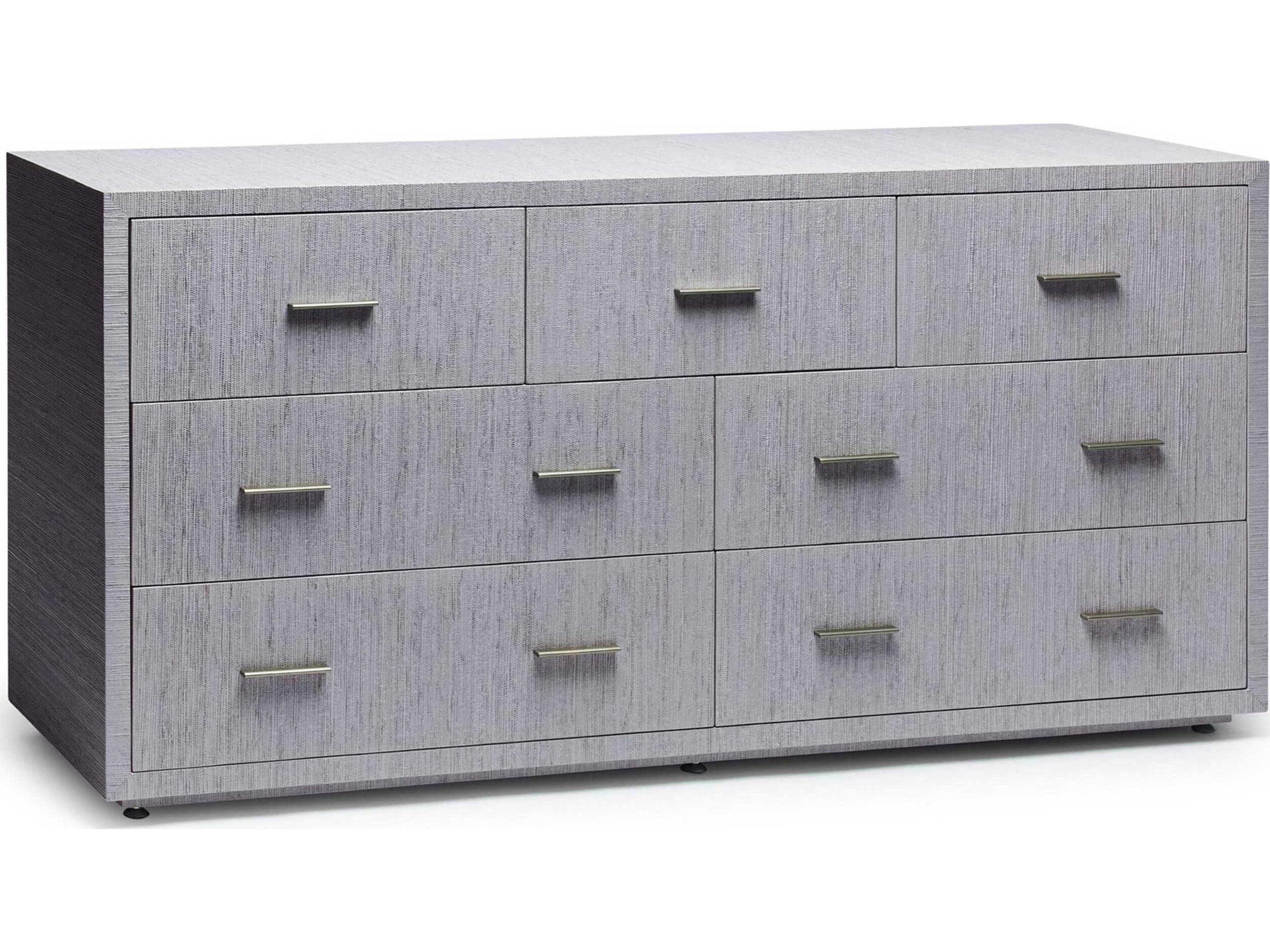 Interlude Home Livia 7-Drawers Gray Double Dresser