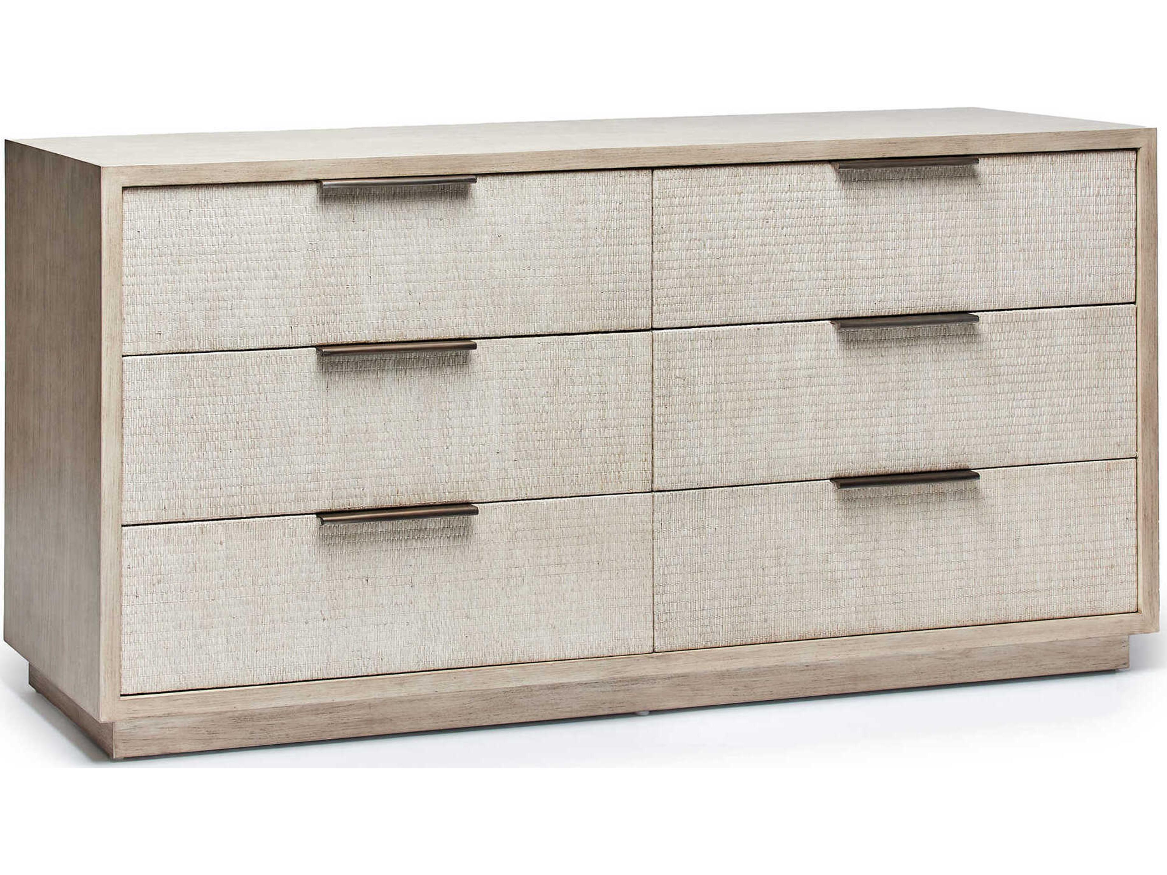 Harperly 6-Drawers Beige Double Dresser