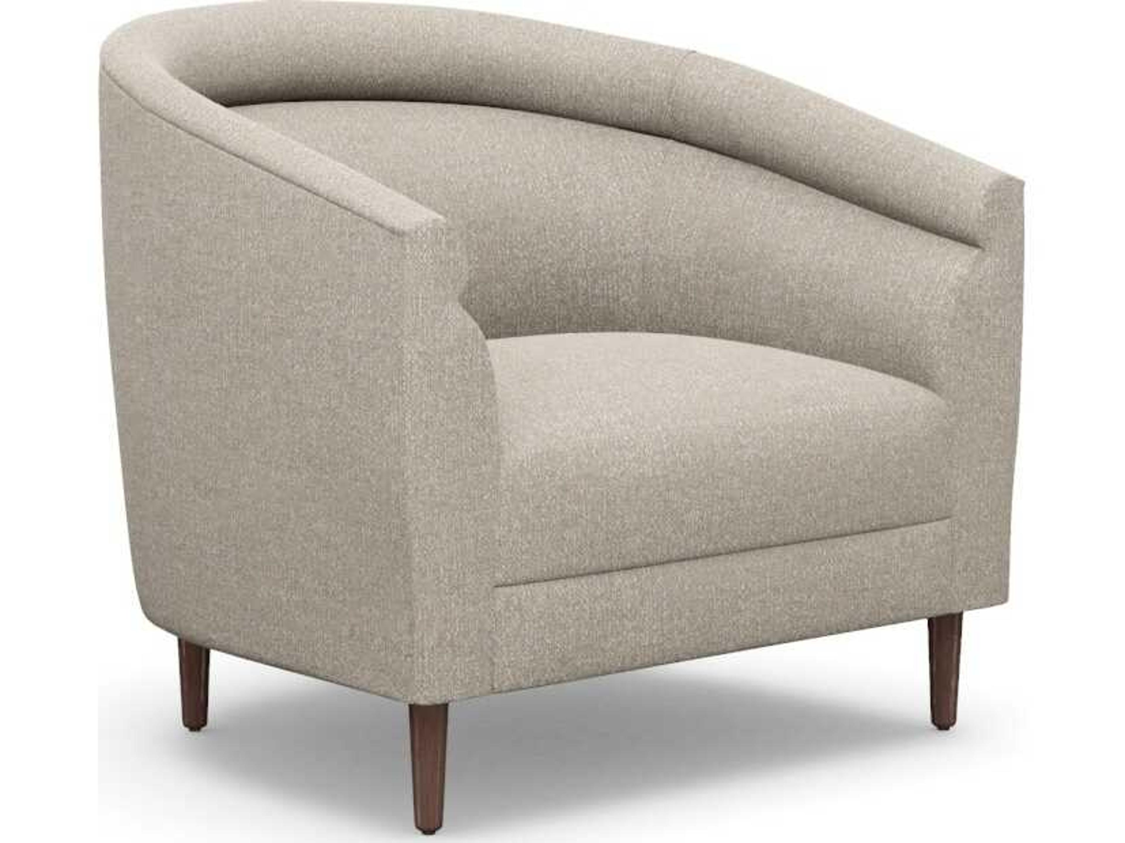 Interlude Home Capri Beige Accent Chair