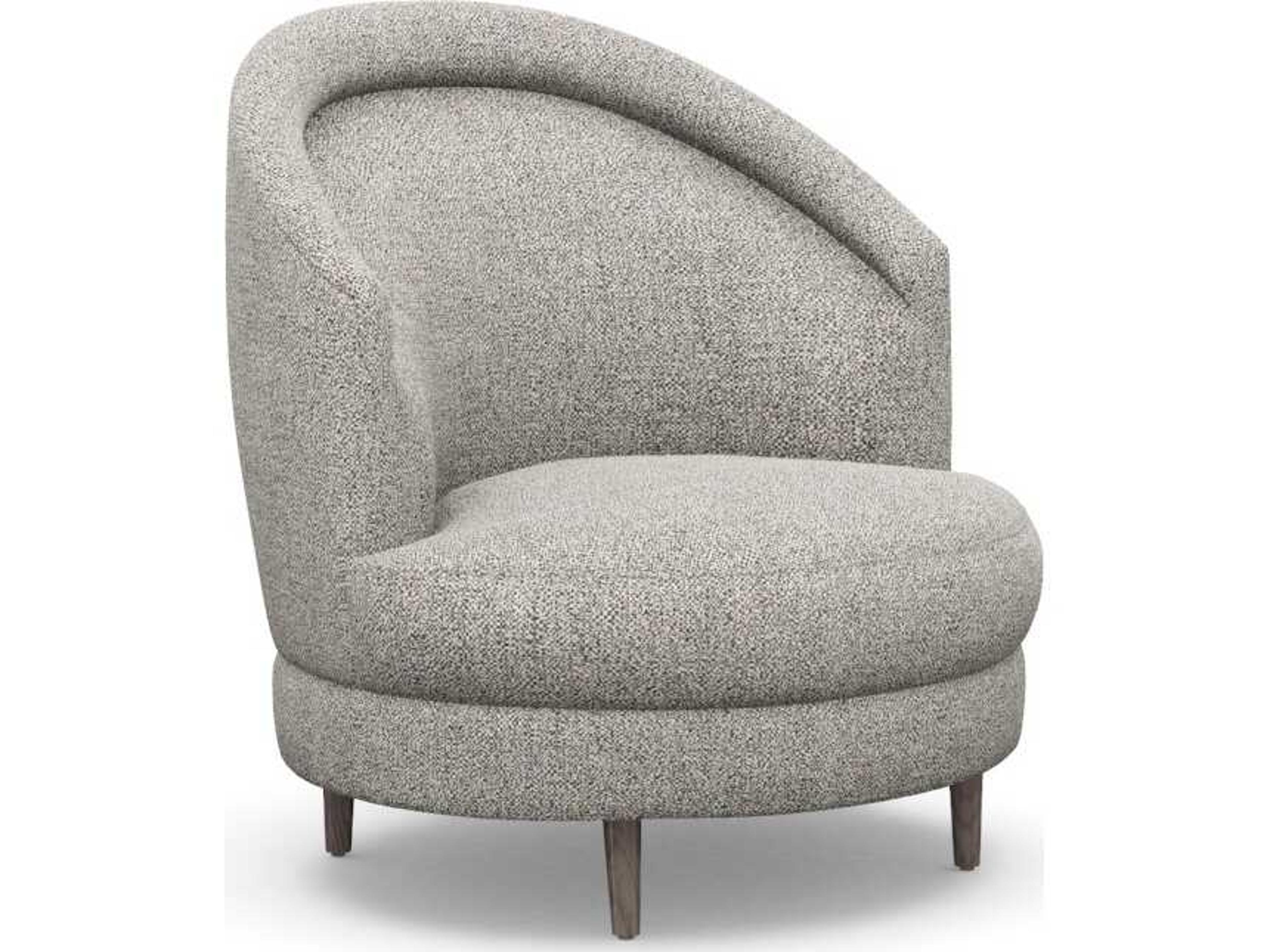 Interlude Home Capri Gray Accent Chair