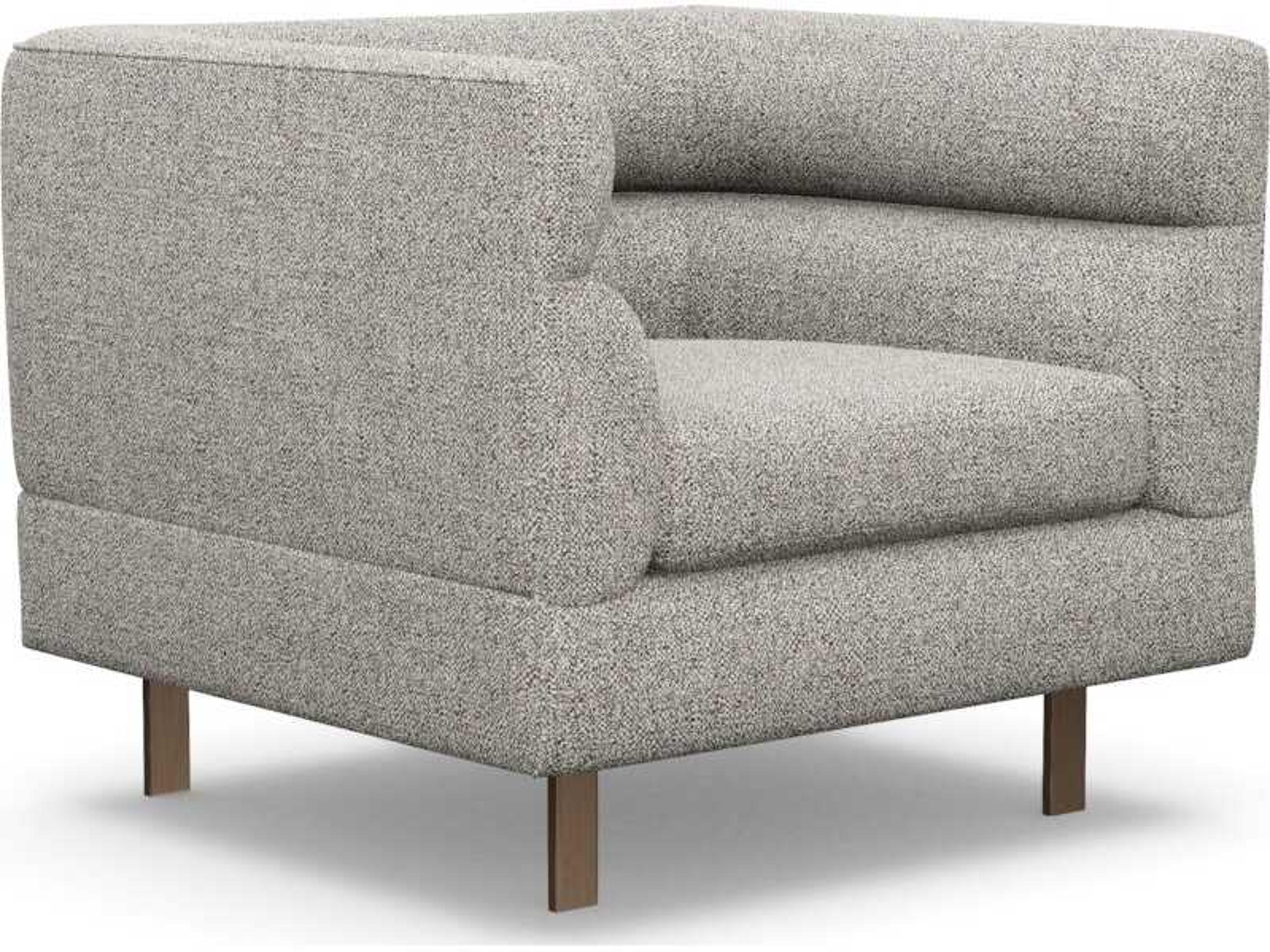 Interlude Home Ornette Gray Accent Chair