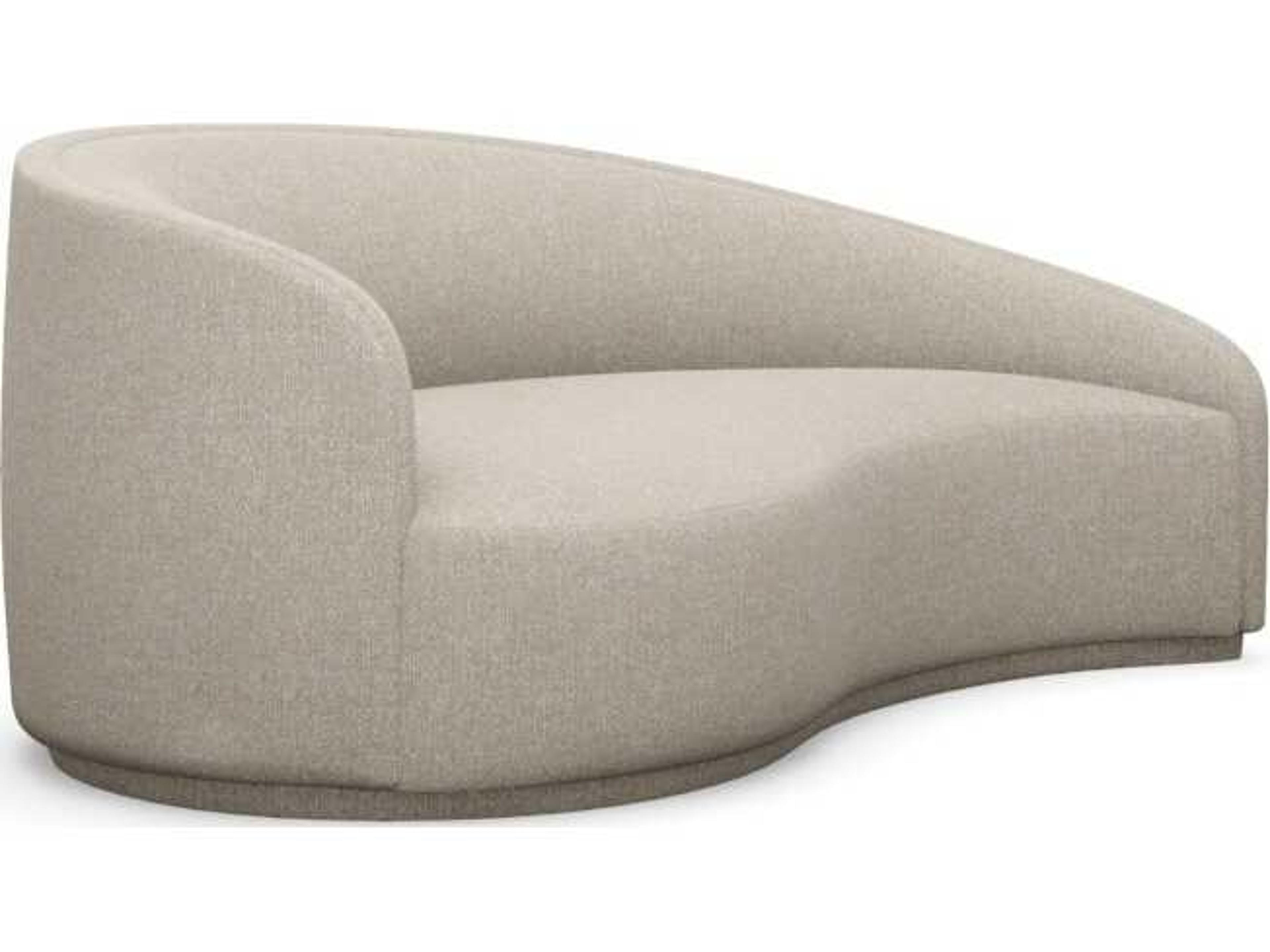 Interlude Home Dana Wheat Beige Upholstered Chaise