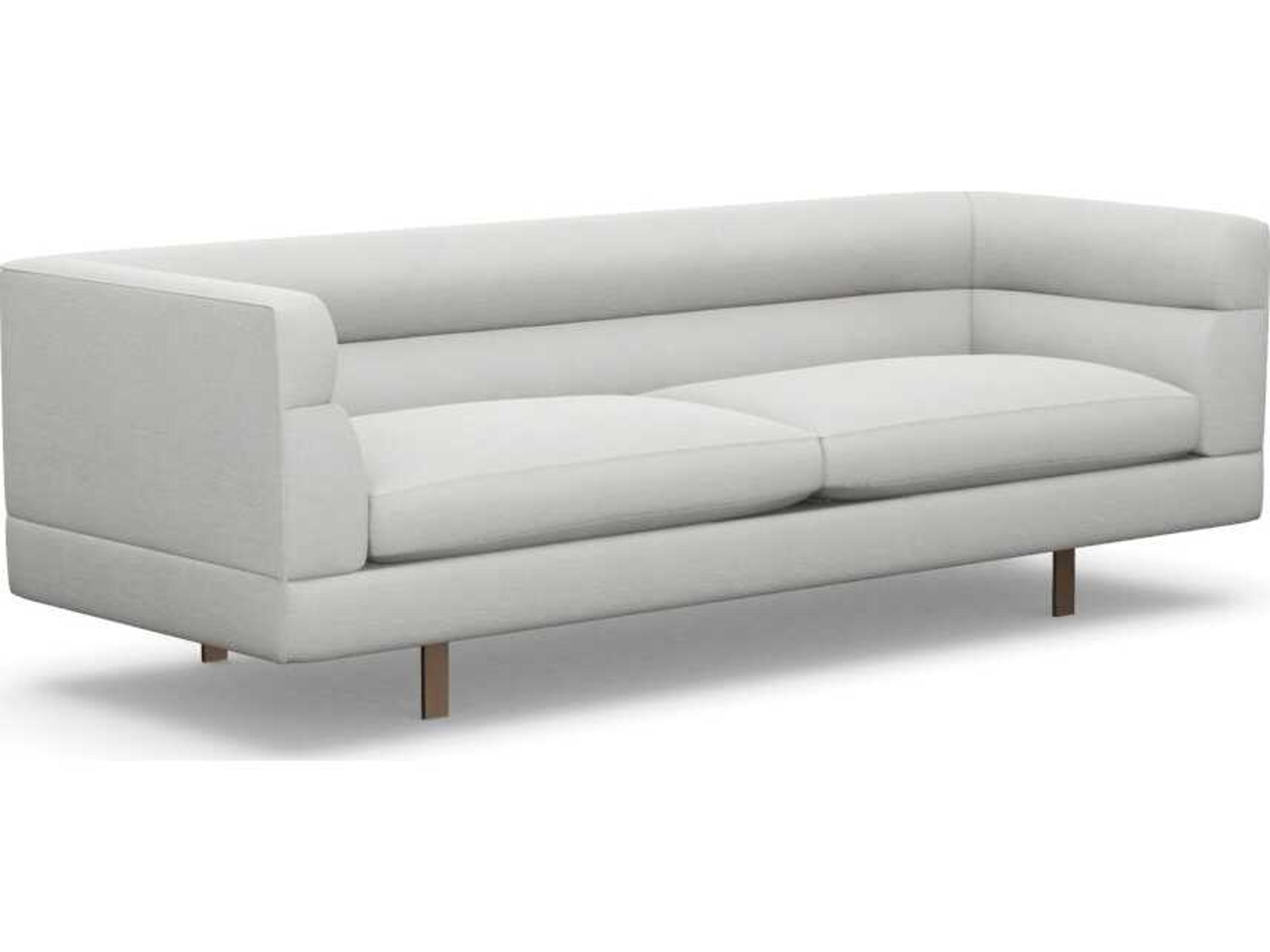 Interlude Home Ornette Fresco Bronze Gray Upholstered Sofa