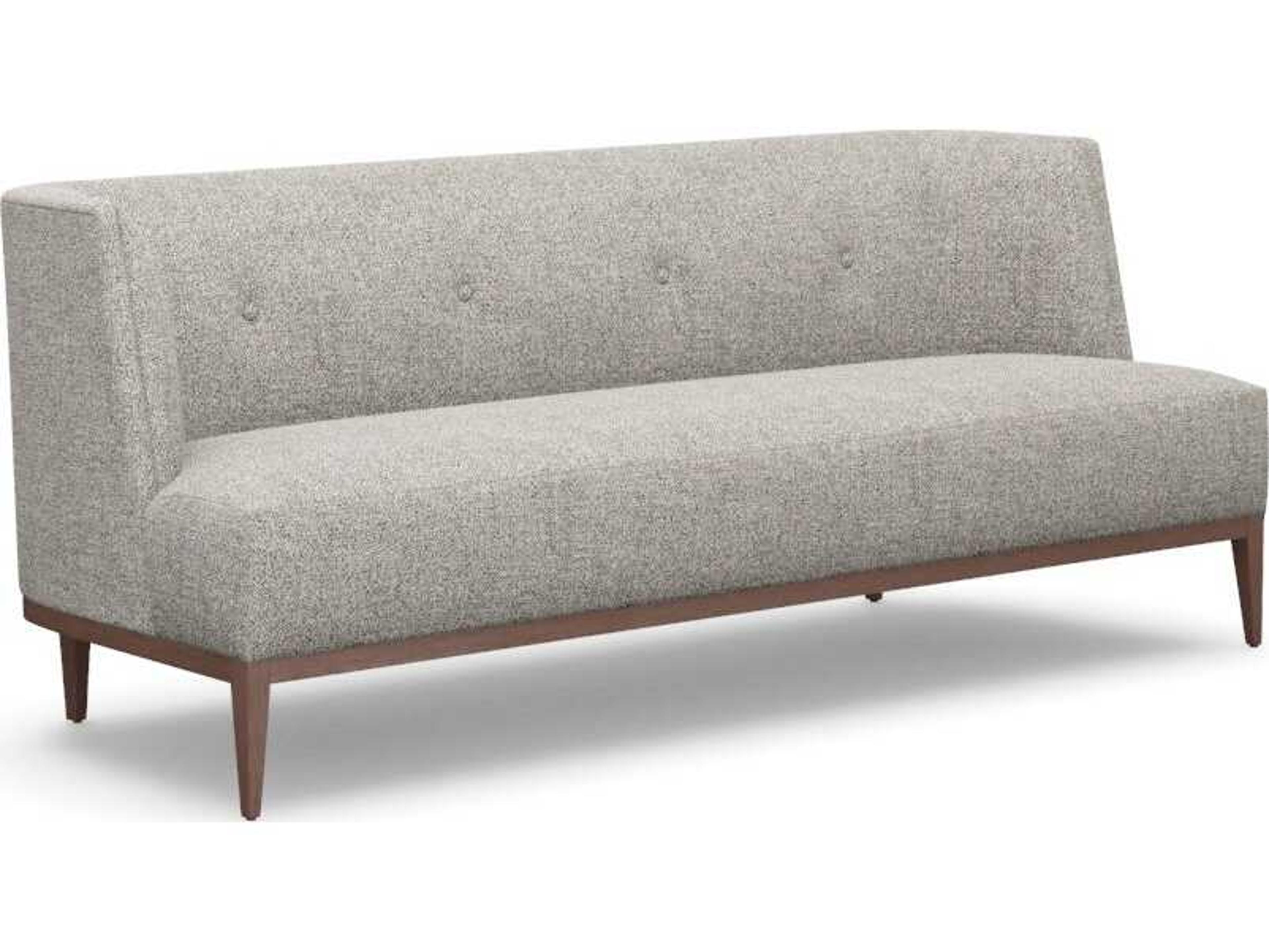 Interlude Home Chloe Rock Dark Grey Upholstered Sofa