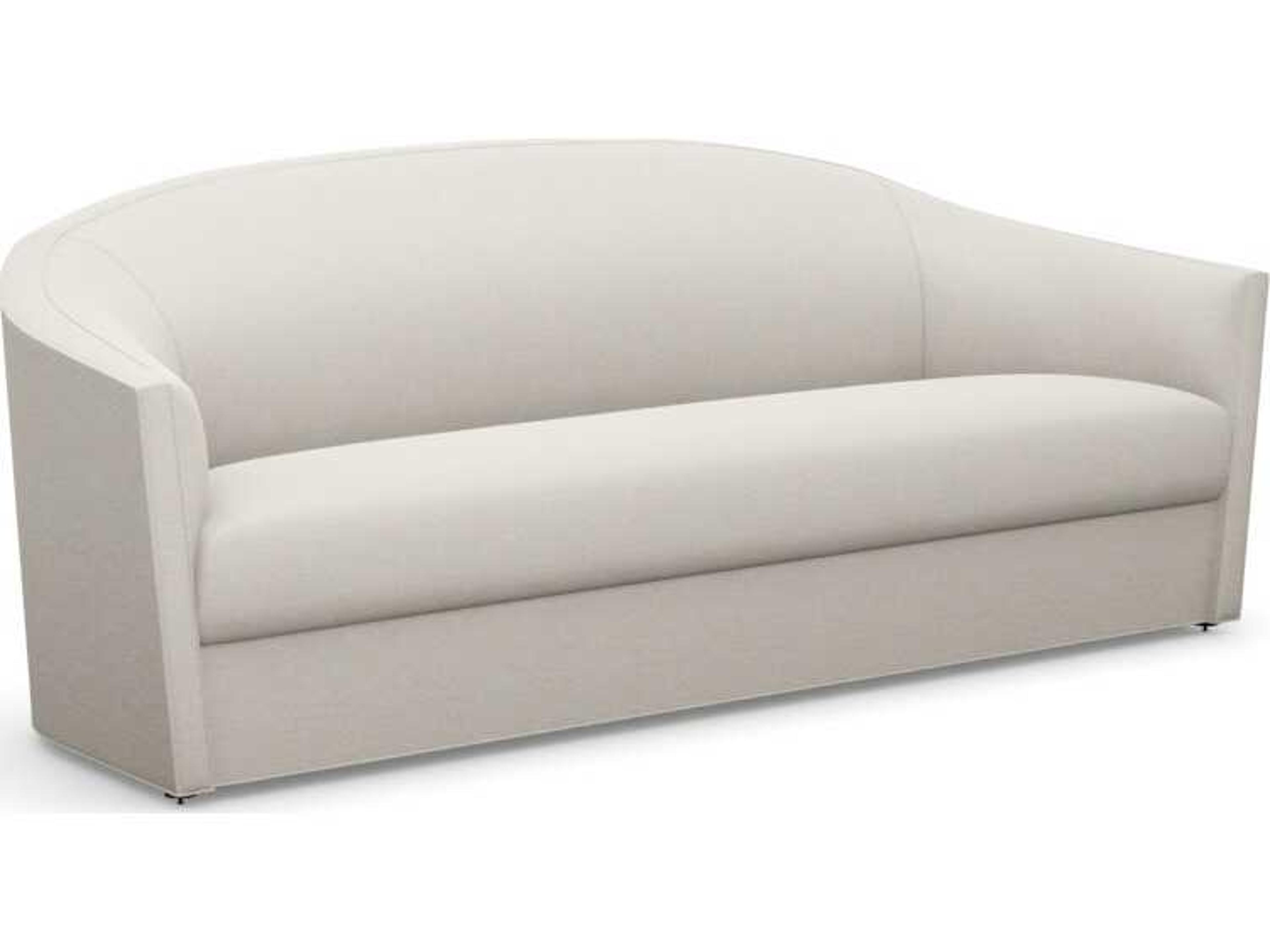 Interlude Home Turin Cameo Cream Upholstered Sofa
