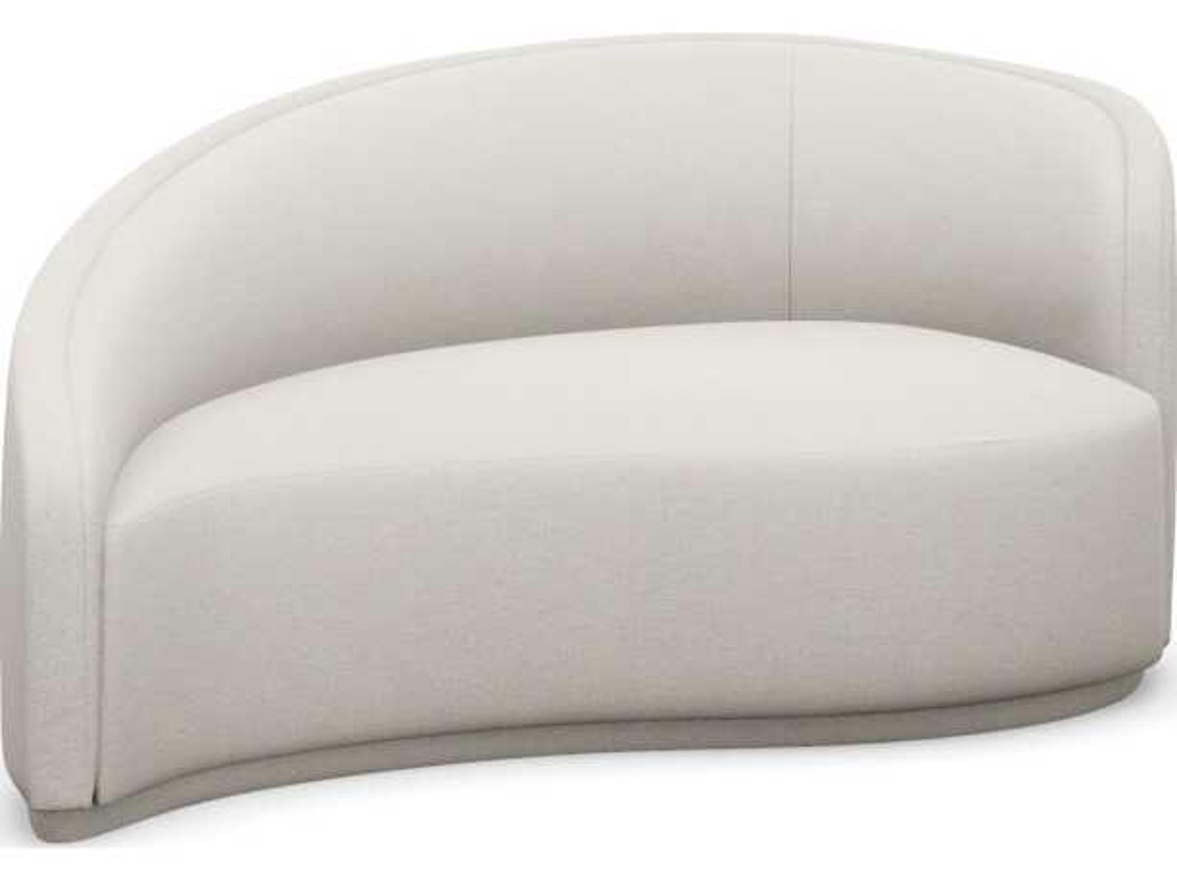 Interlude Home Dana Cameo Cream Upholstered Chaise
