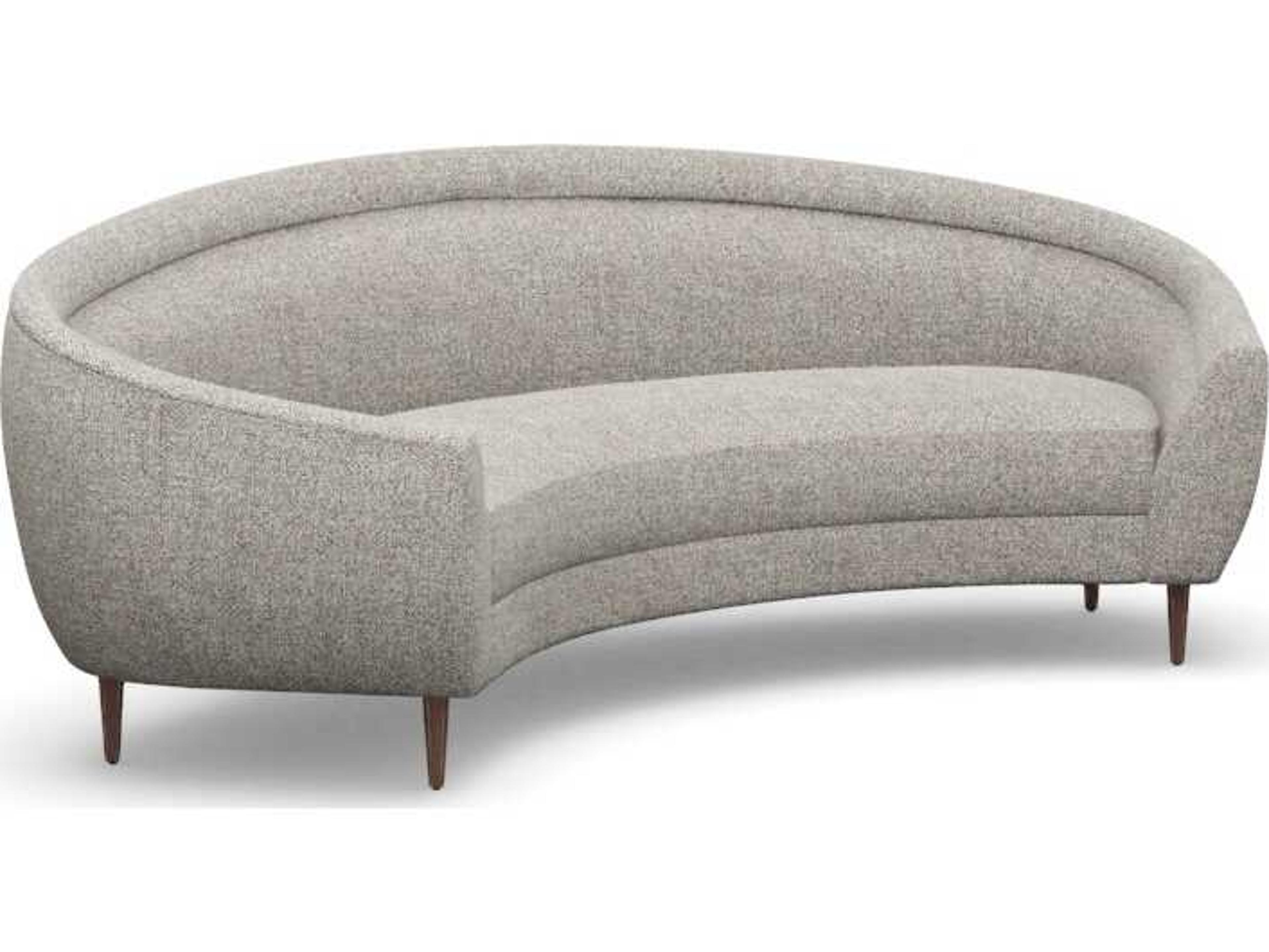 Interlude Home Capri Rock Dark Grey Upholstered Sofa