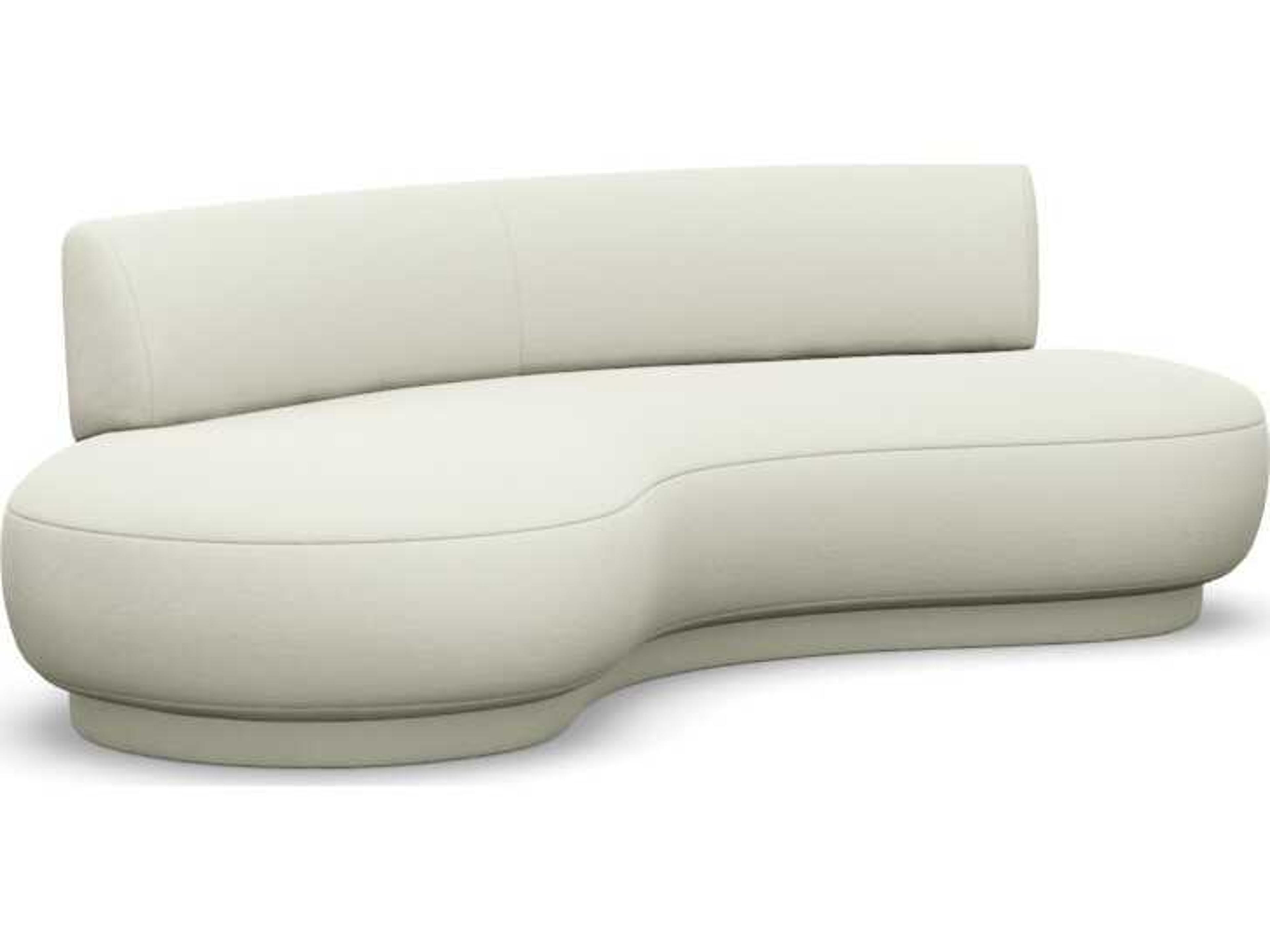 Interlude Home Nuage Rock Beige Upholstered Sofa