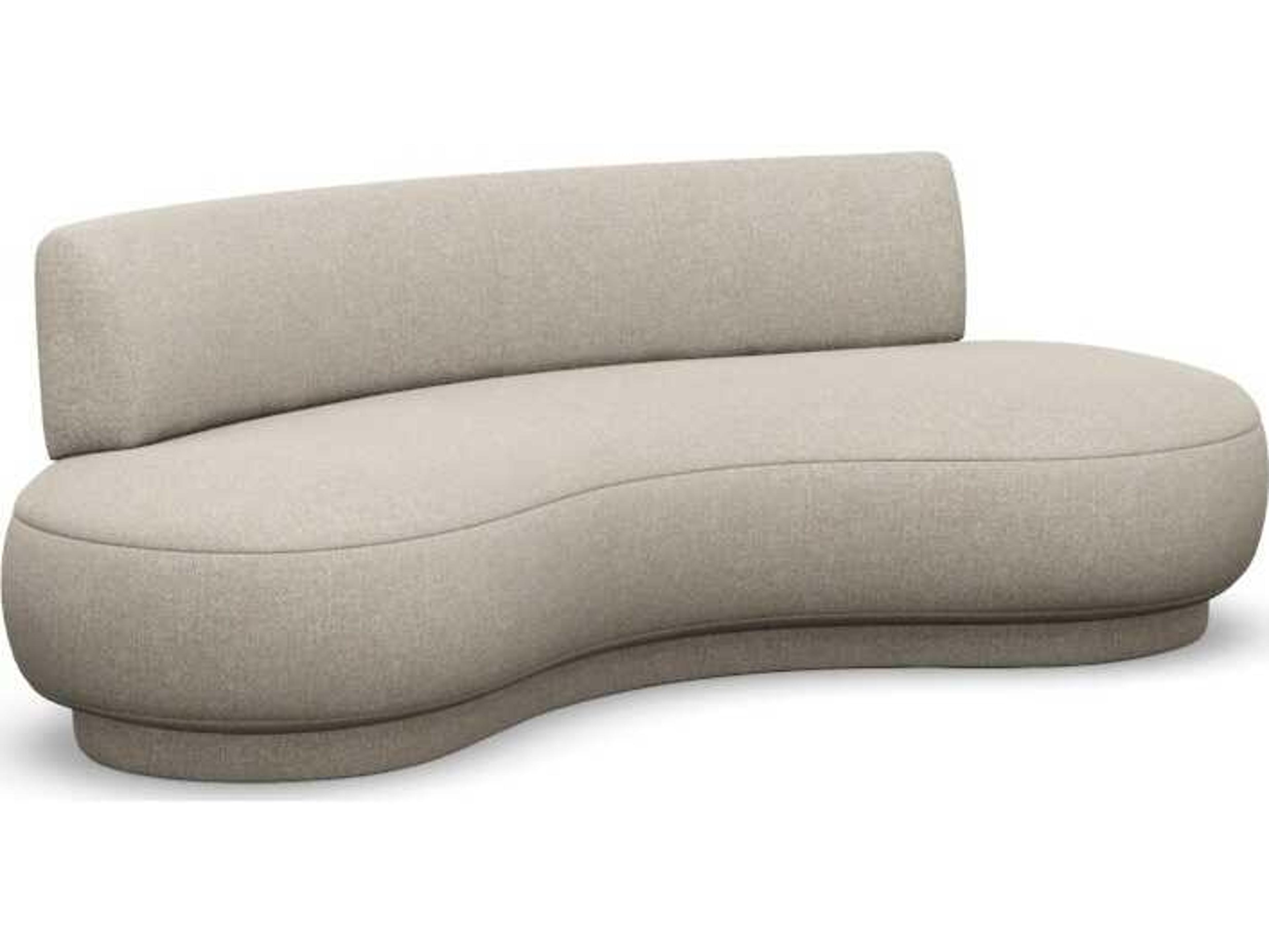 Interlude Home Nuage Wheat Beige Upholstered Sofa