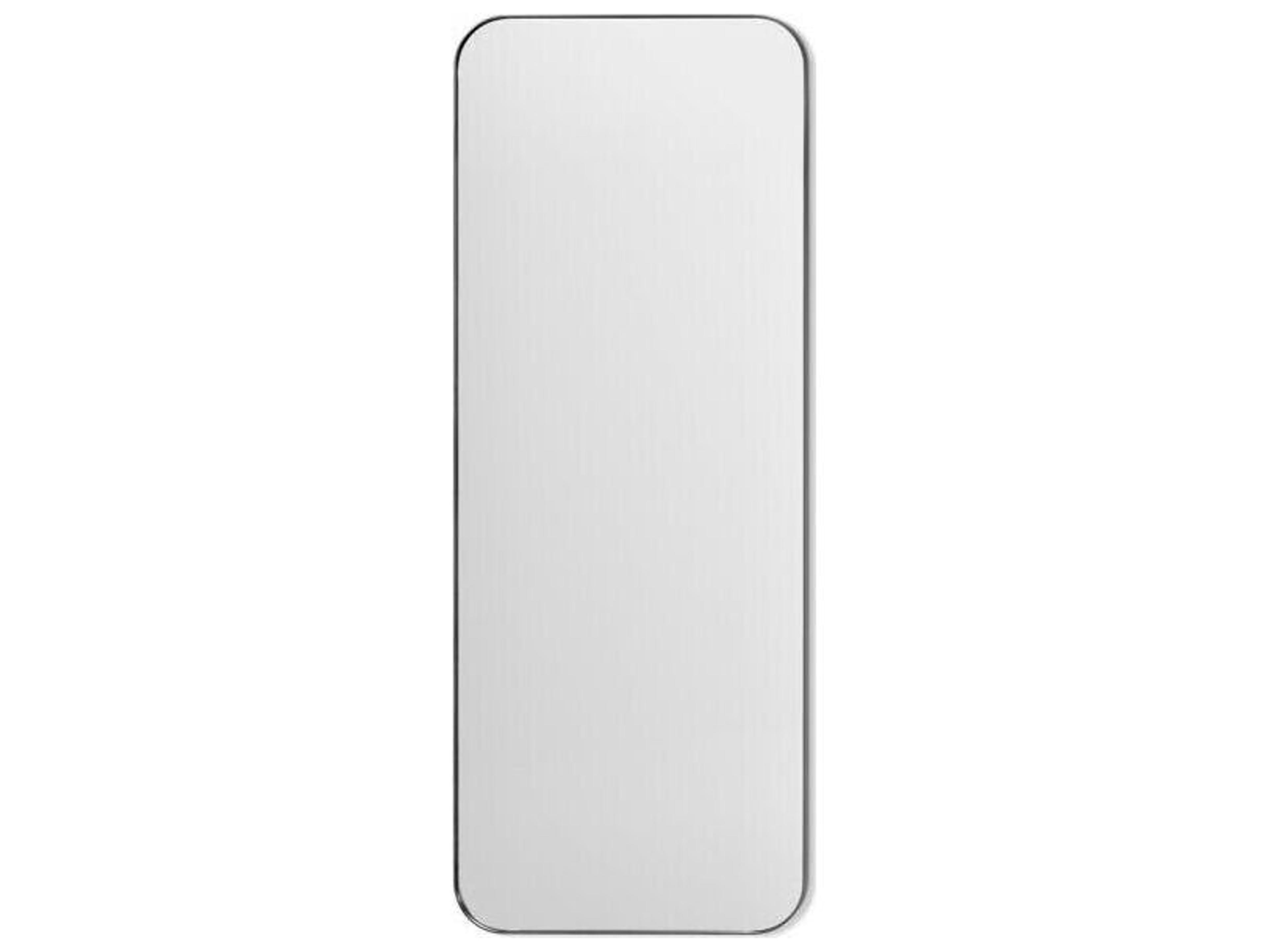 Interlude Home Aalina Brushed Nickel Floor Mirror Vertical