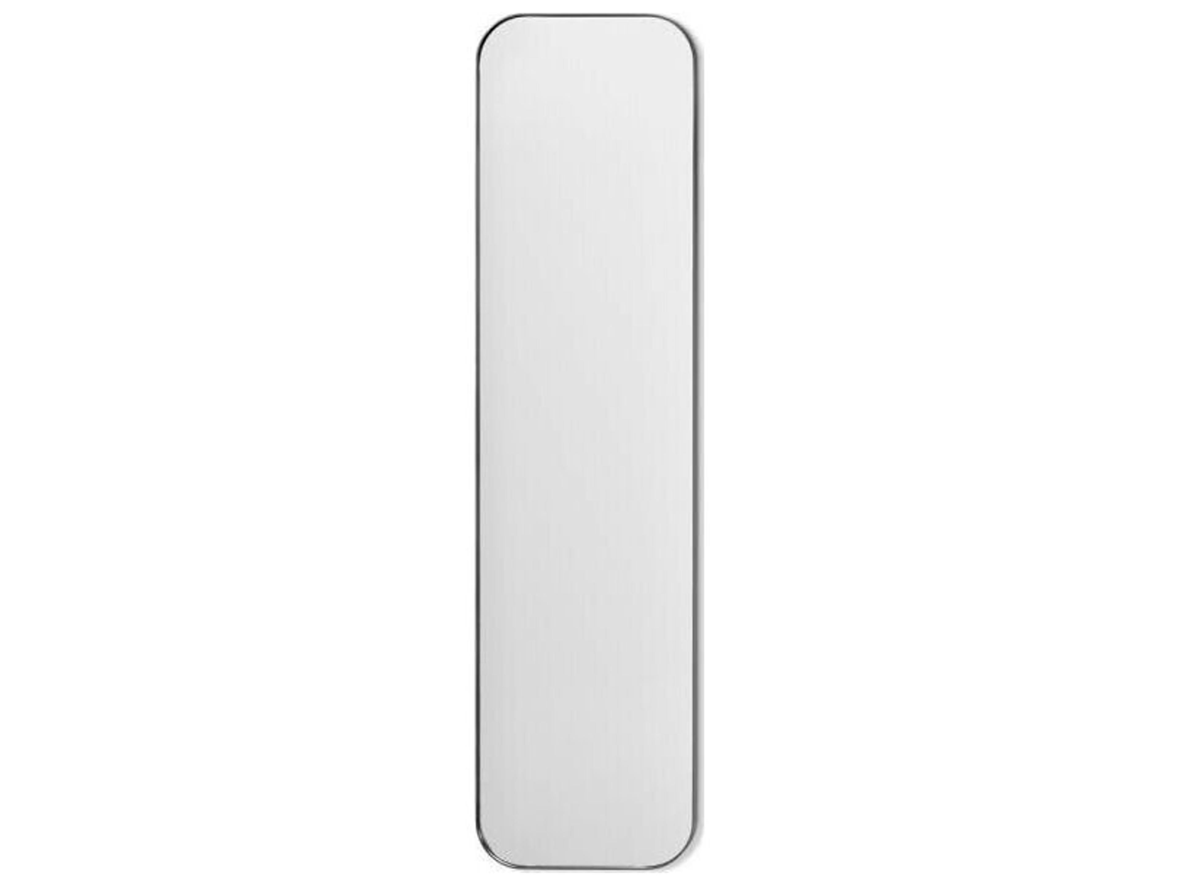 Interlude Home Aalina Brushed Nickel Floor Mirror Vertical